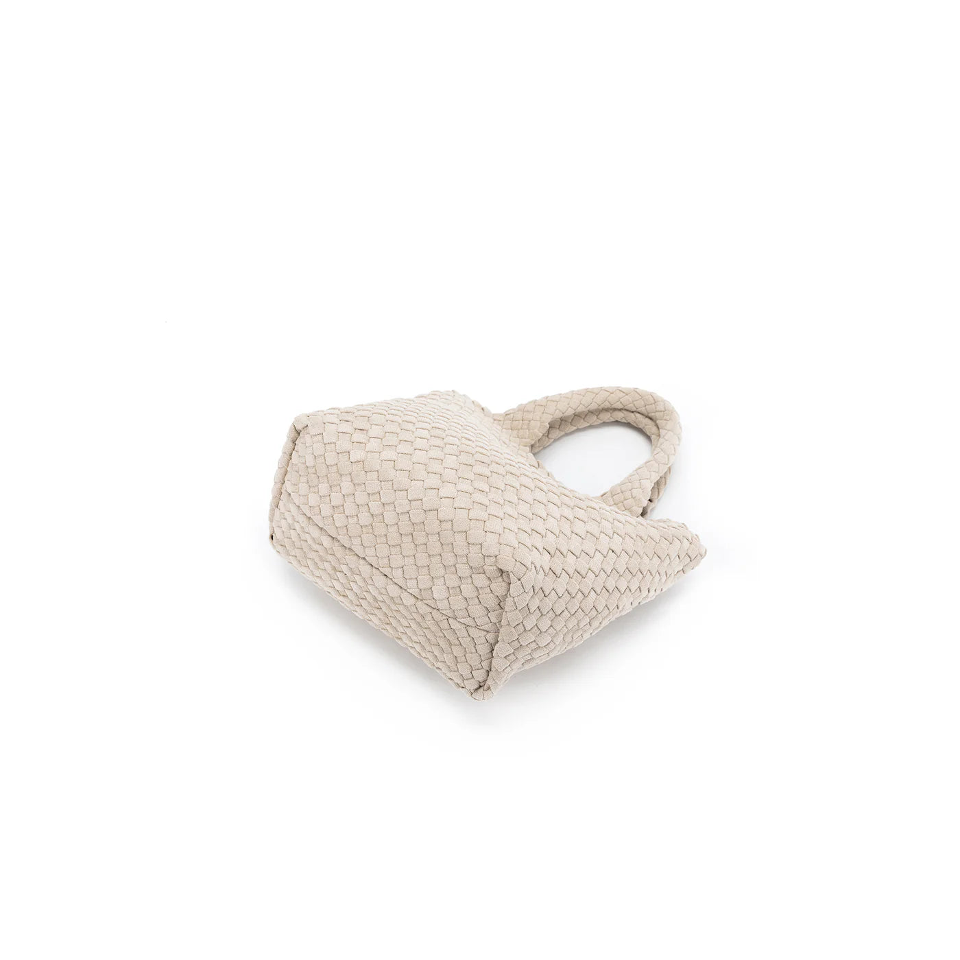 Cherie Creme 2 Piece Suede Mini Handbag