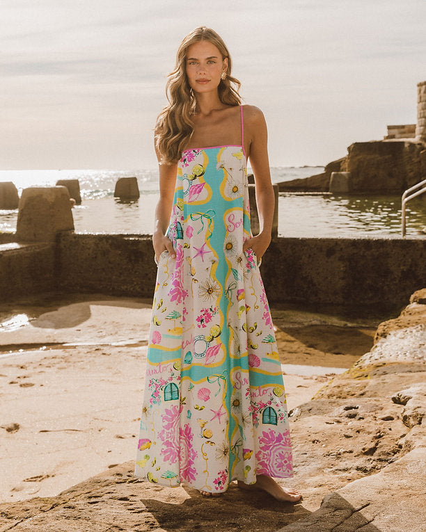 Sorrento Holiday Maxi Dress
