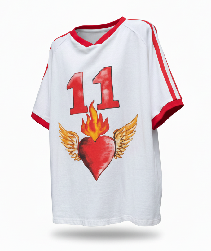 11 Burning Tee By Frankie White