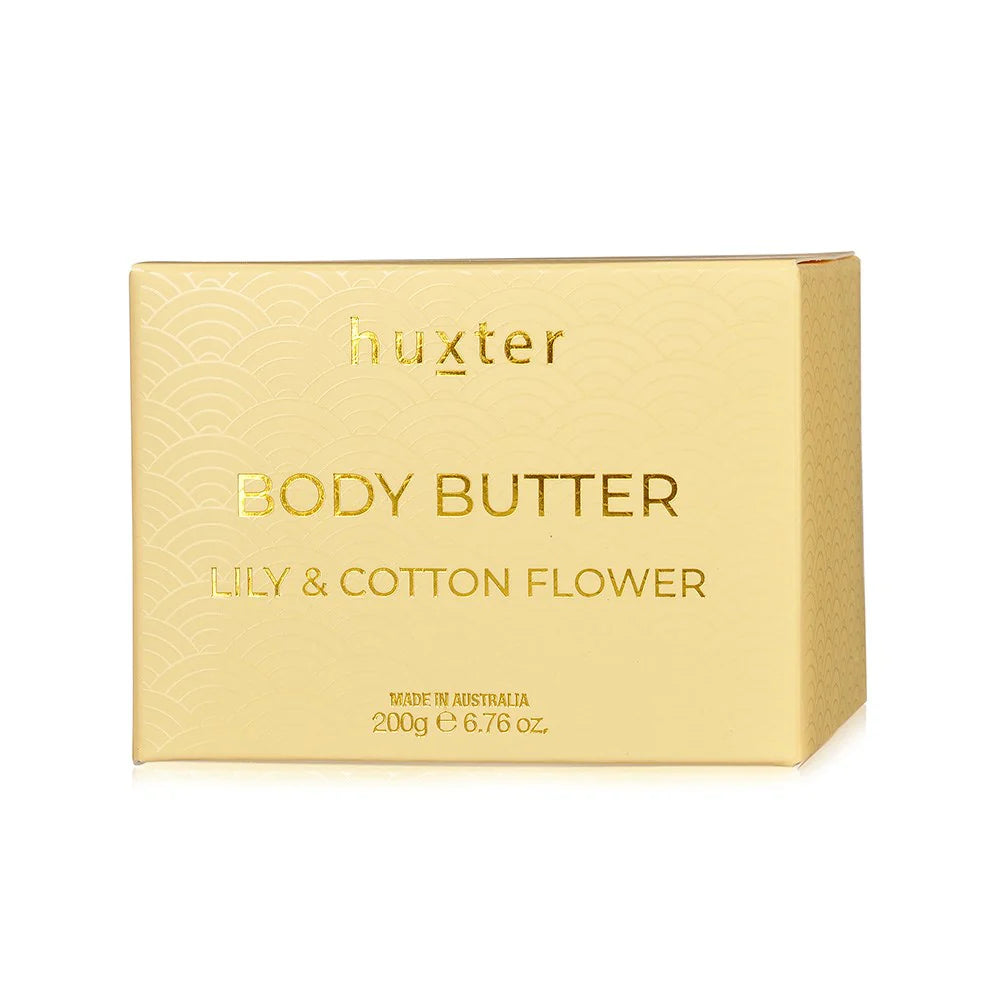 200gm Body Butter - Lily & Cotton Flower (Yellow)