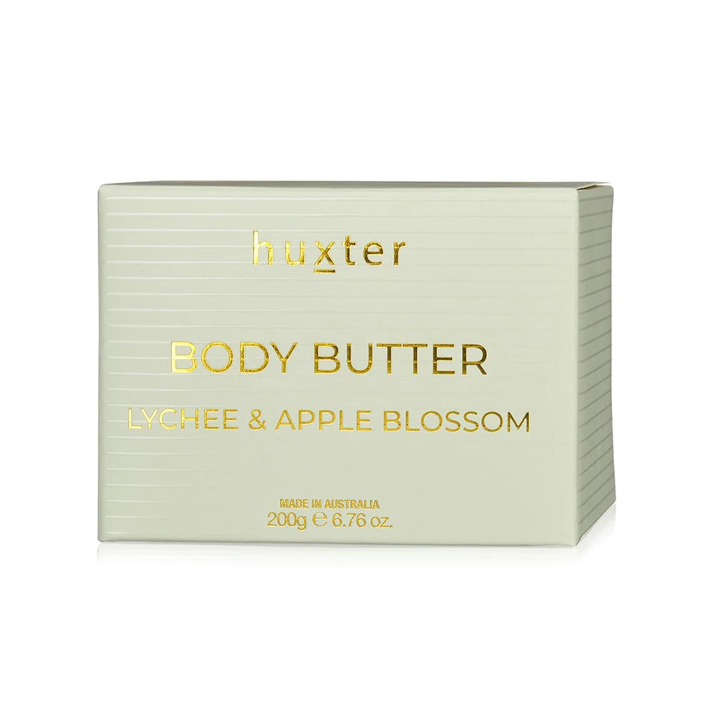 200gm Body Butter - Lychee & Apple Blossom (Green)