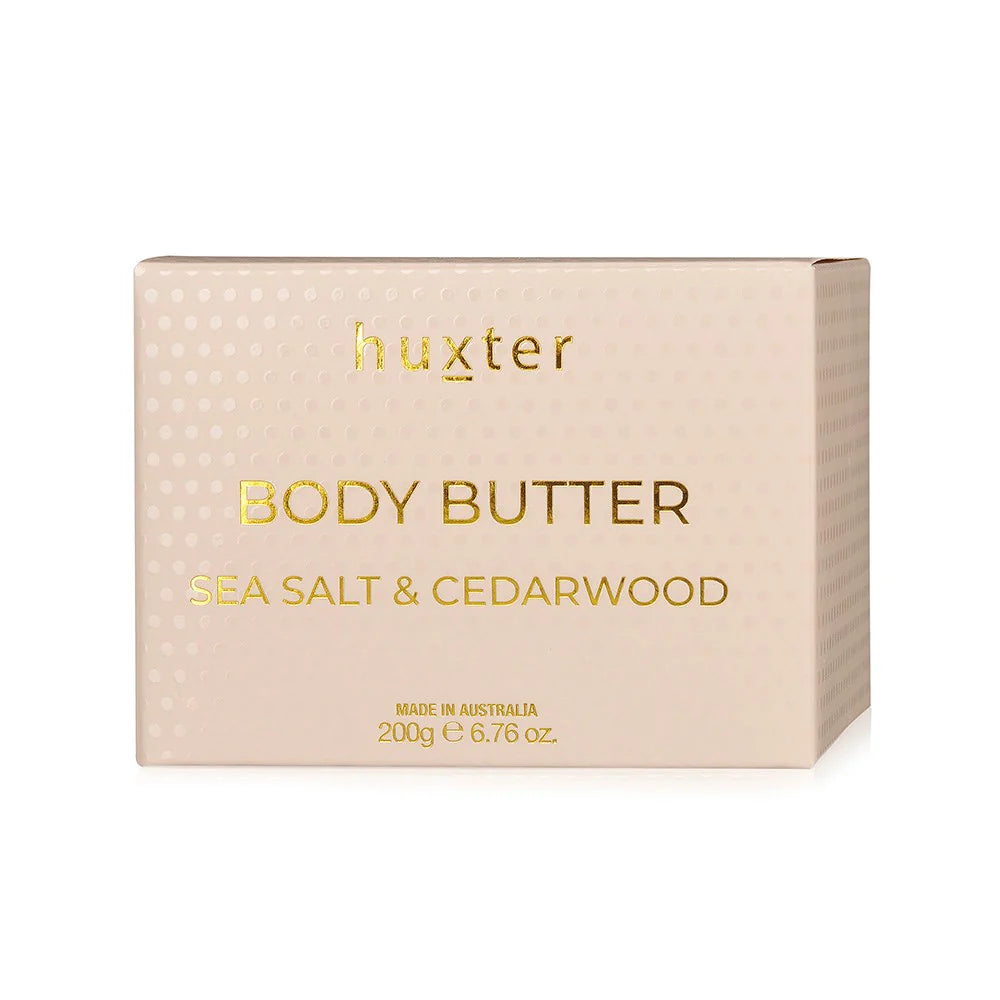 200gm Body Butter - Sea Salt & Cedarwood (Neutral)
