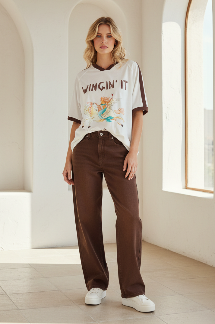 Wingin' It Tee By Frankie White