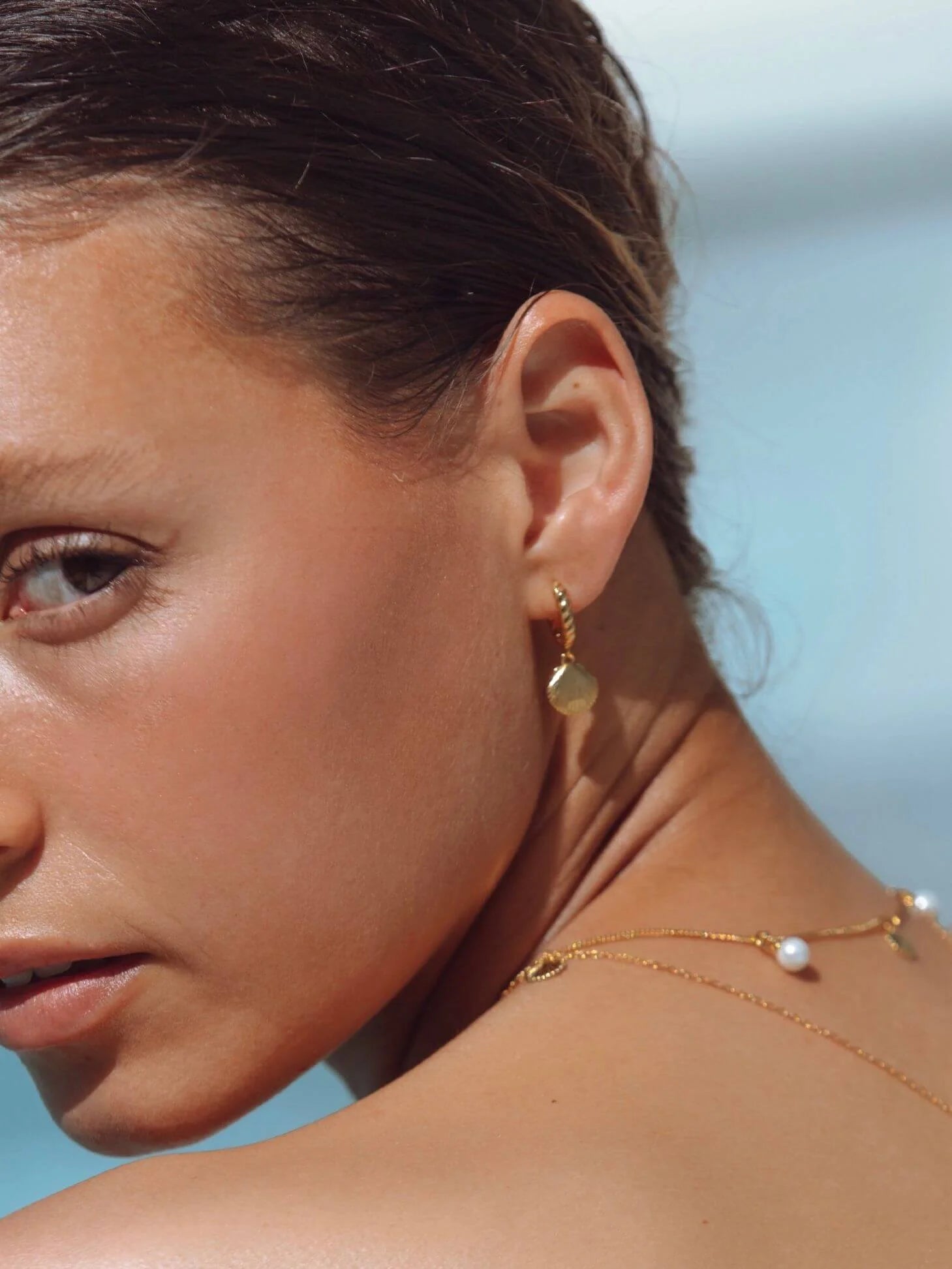 Lahana Hoops in 18k Gold Vermeil