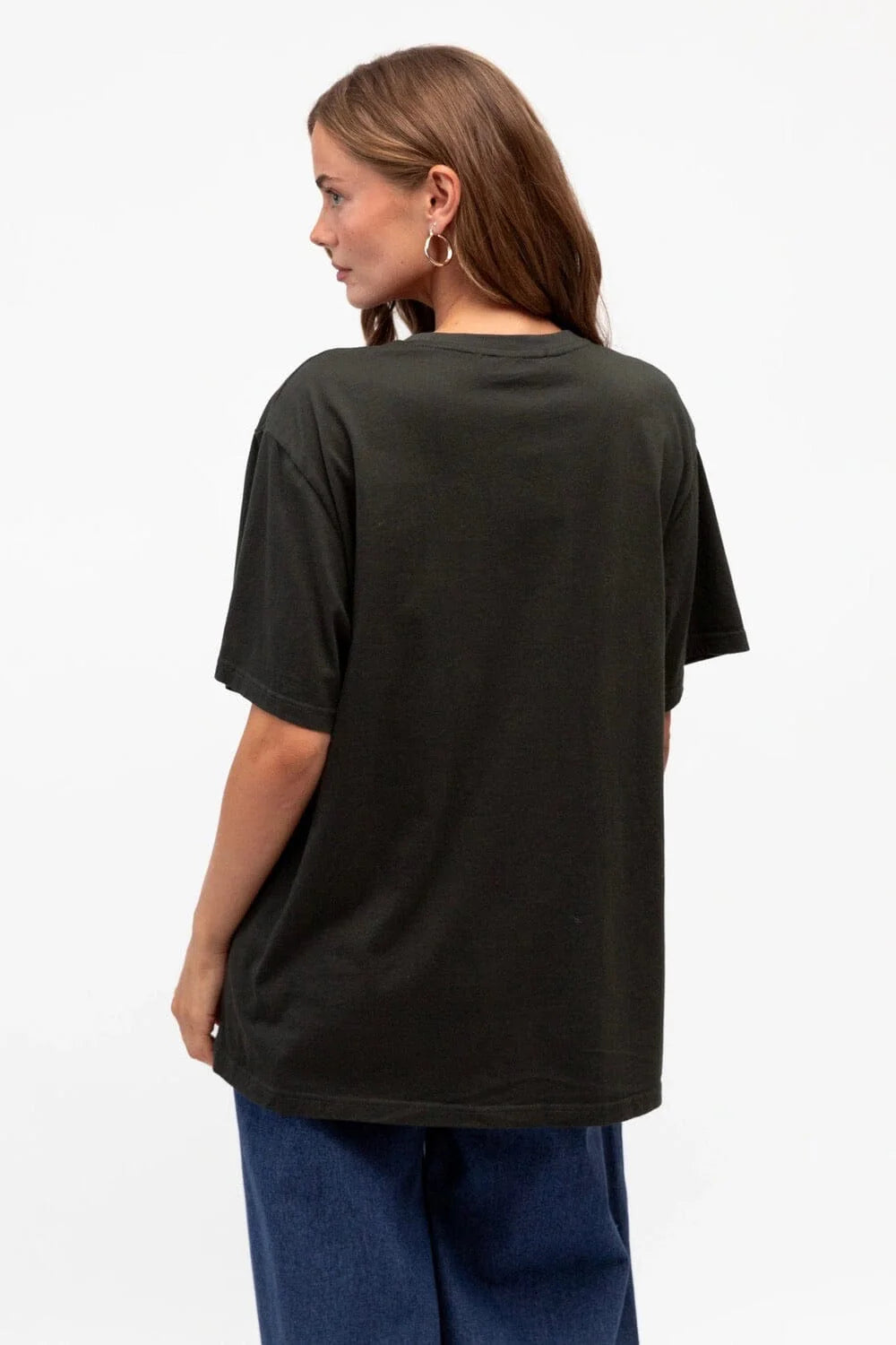 Stay Wild Tee Washed Black