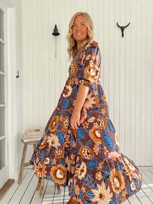 Tierra Print Eve Midi