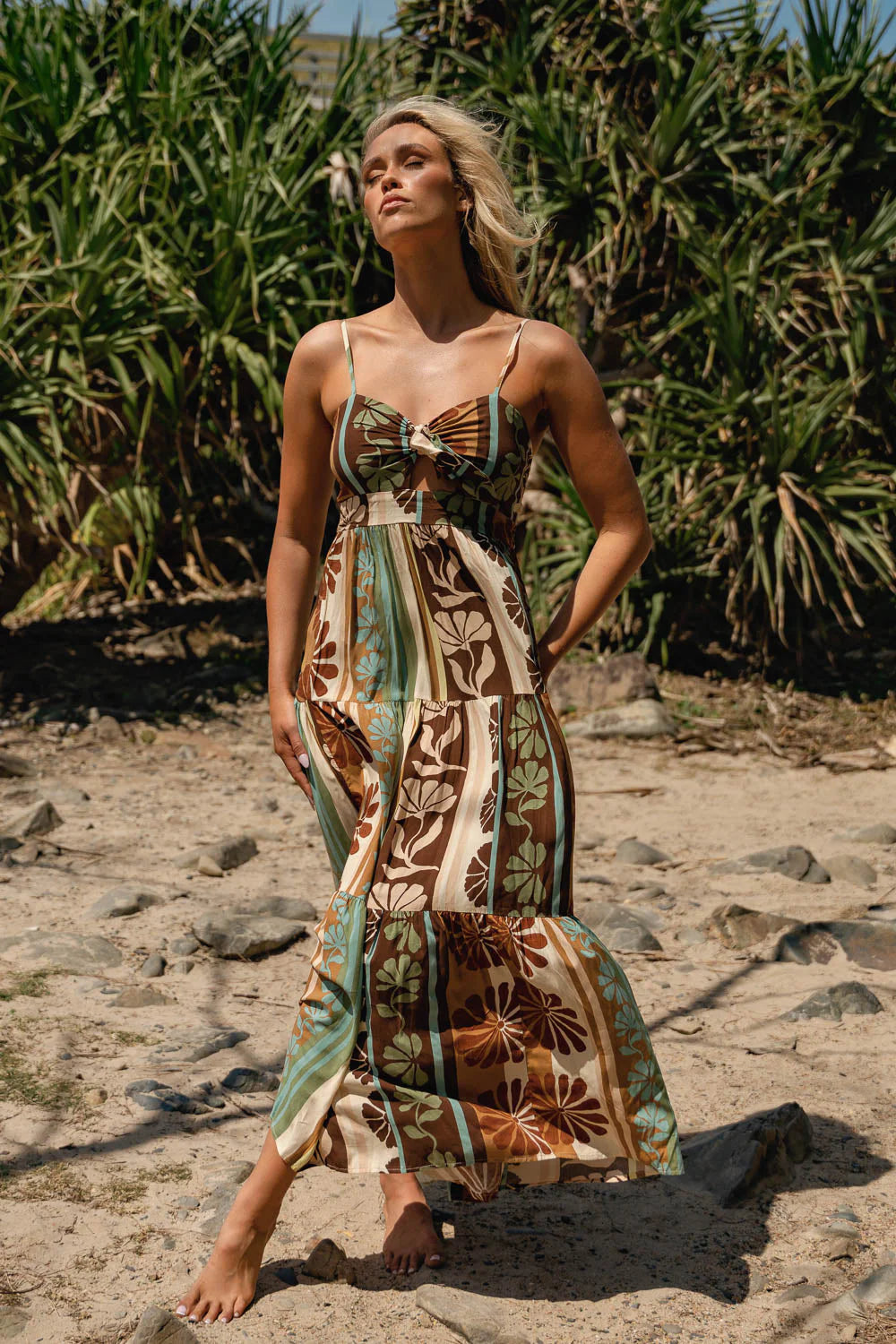Cacao Mist Bambi Maxi Dress