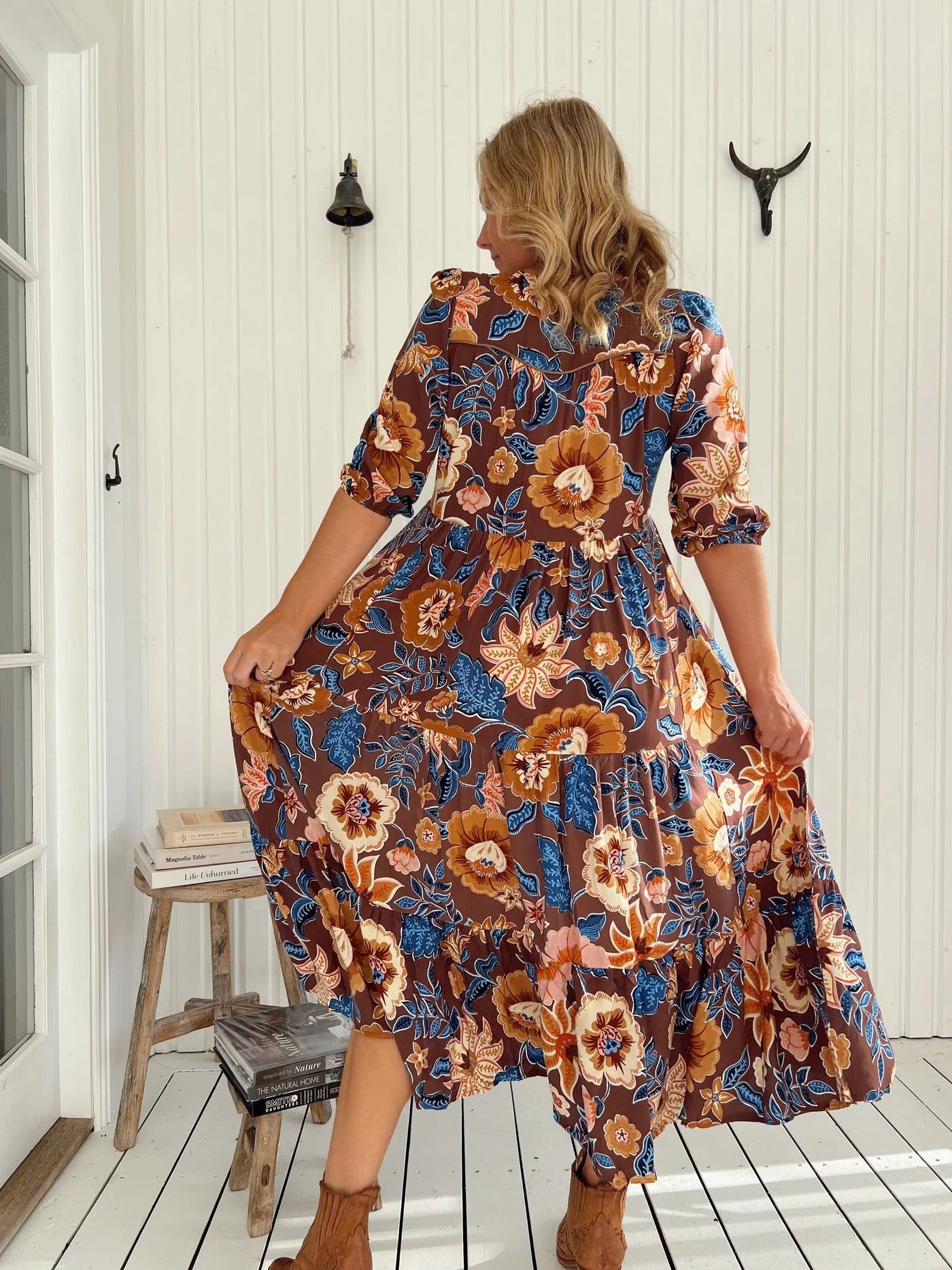 Tierra Print Eve Midi
