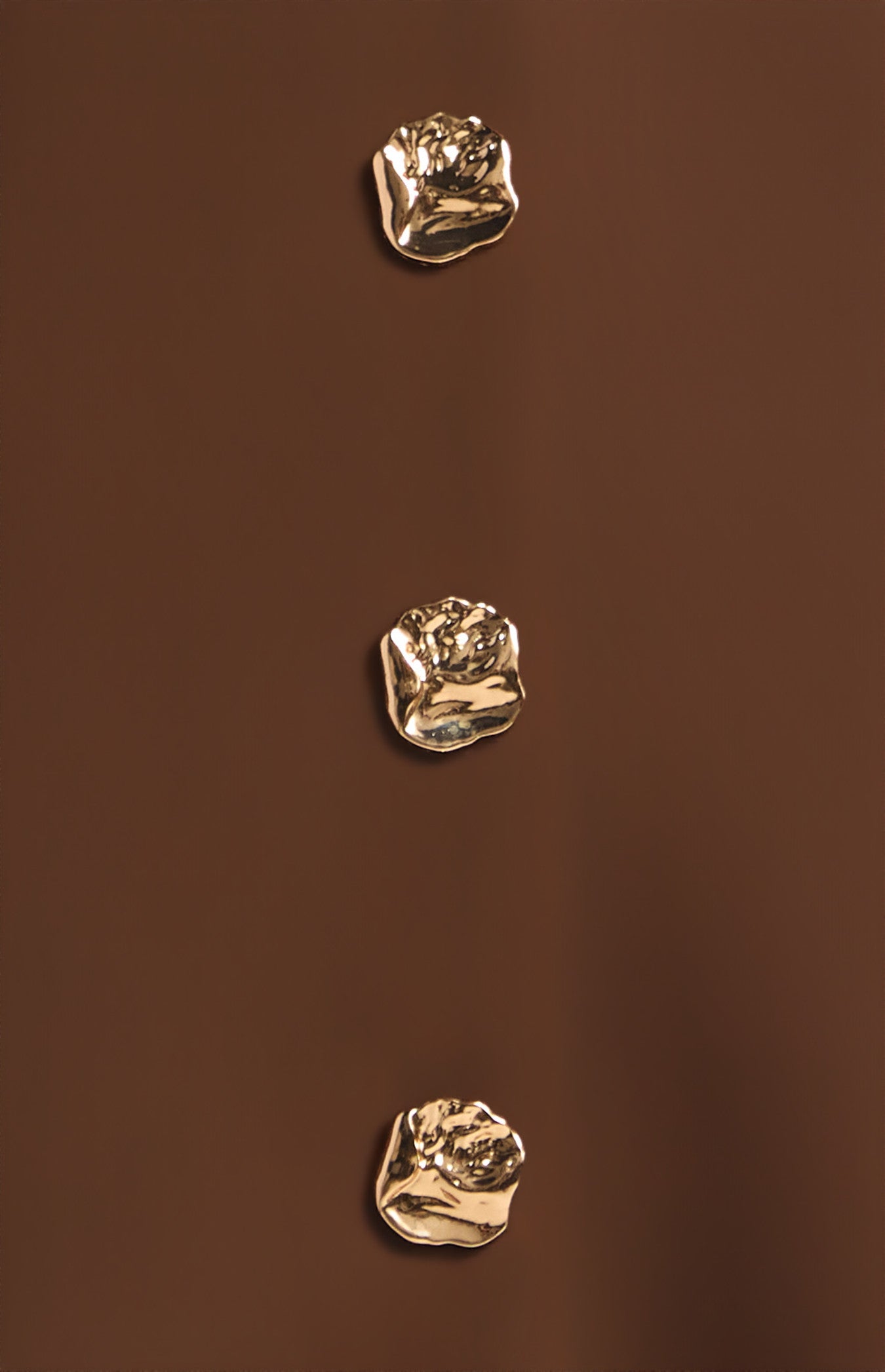 Paige Gold Button Dress Expresso