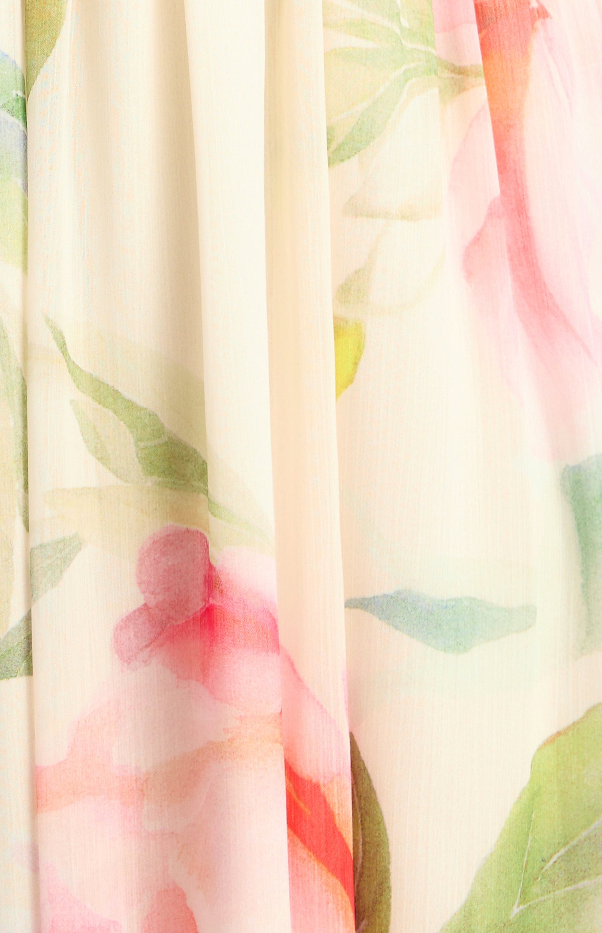 Briony Bubble Waist Chiffon Maxi