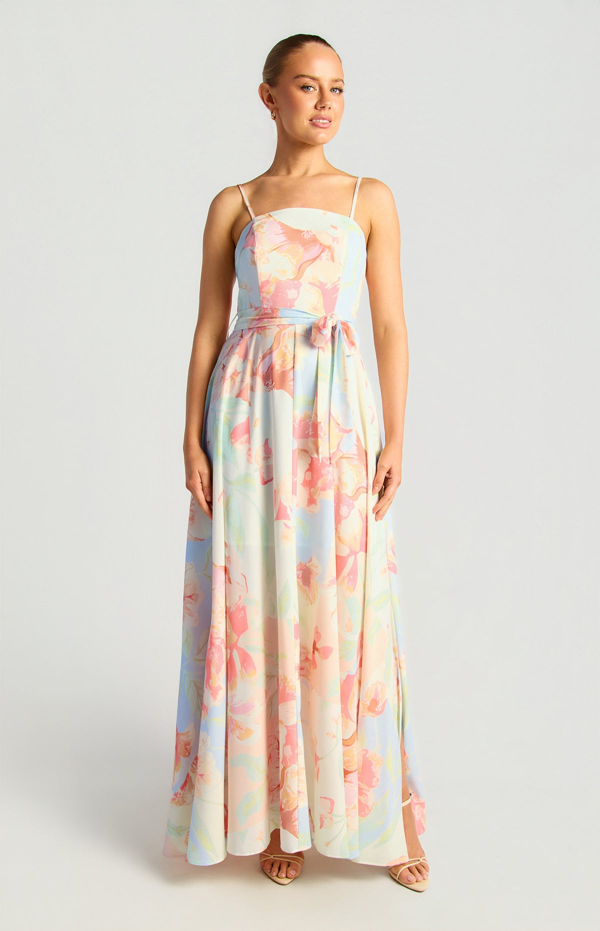 Summer Flowers Maxi Dress