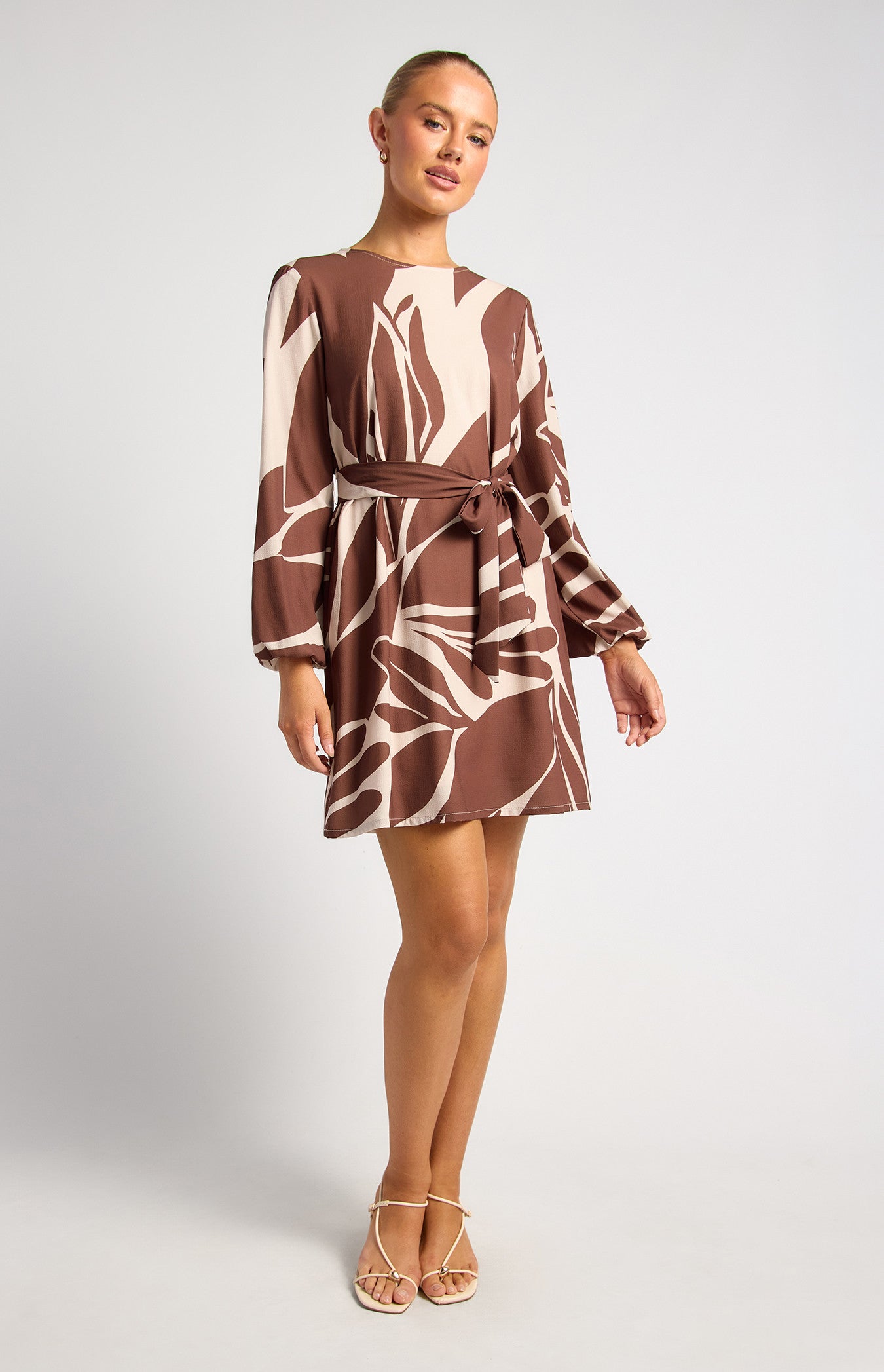 Zaida Abstract Shift Dress