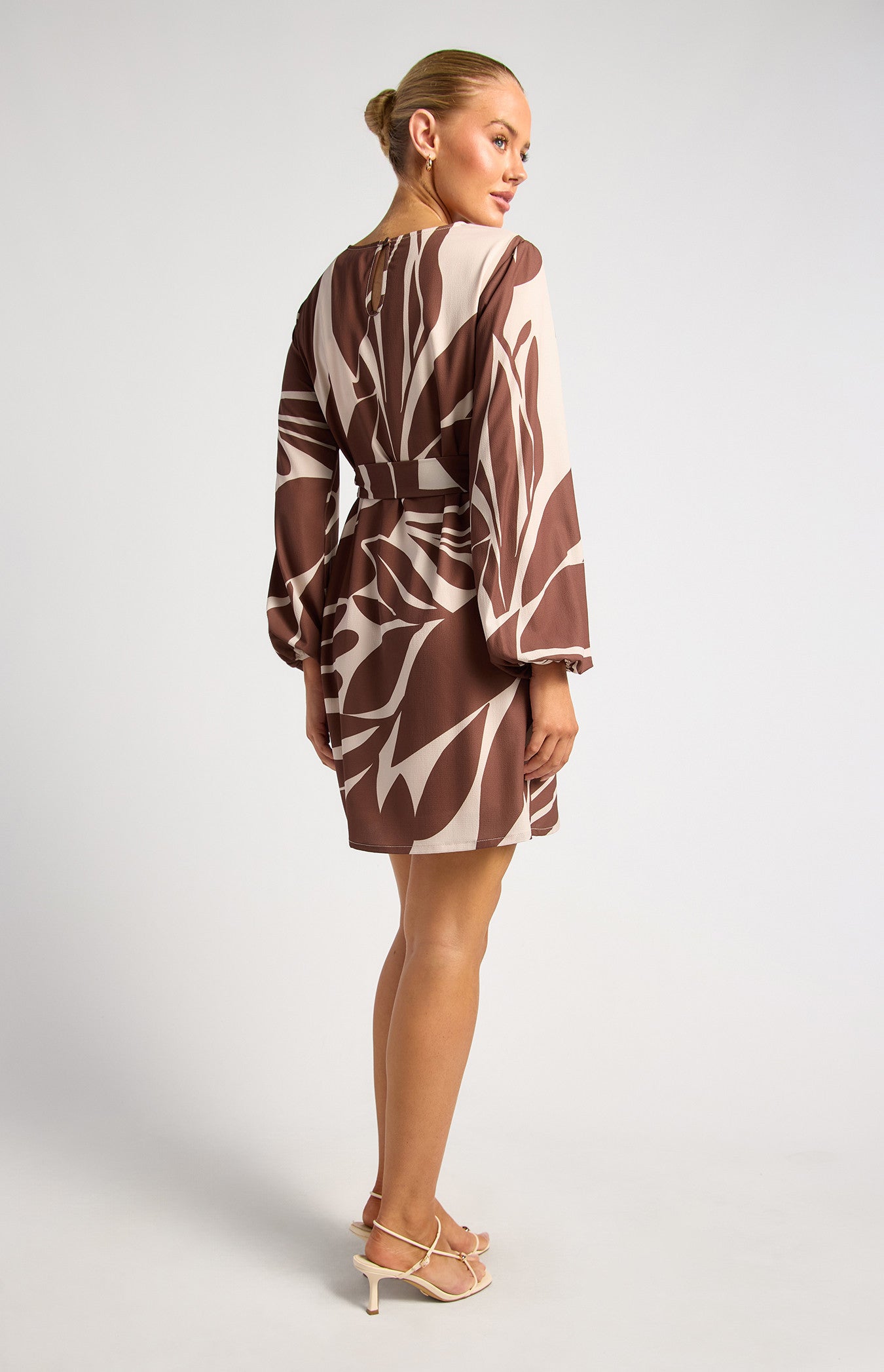 Zaida Abstract Shift Dress