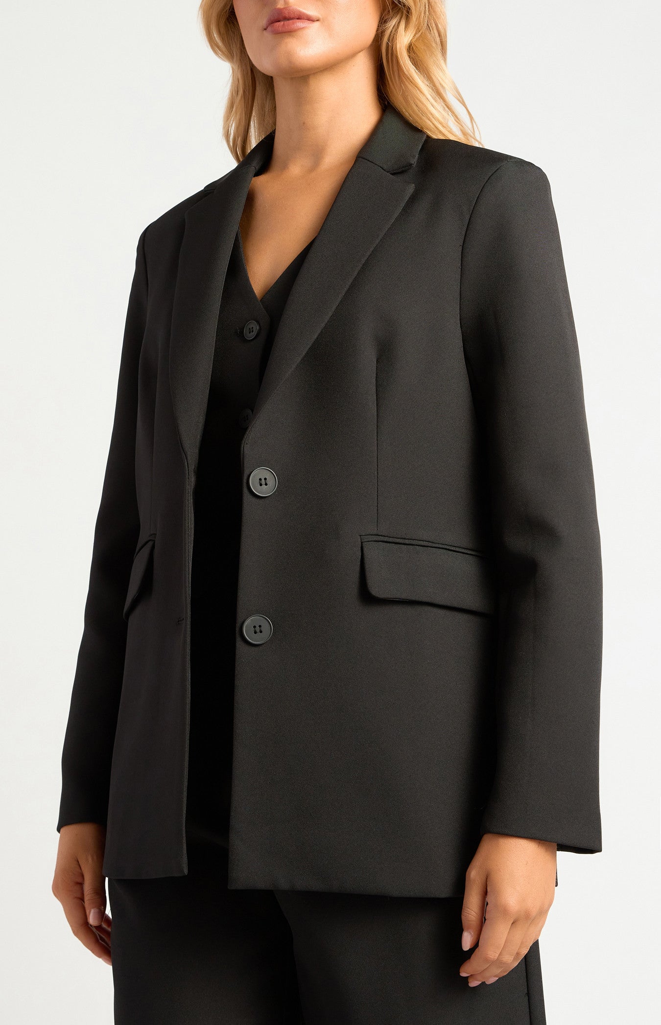 Jacqui Oversized Blazer Black