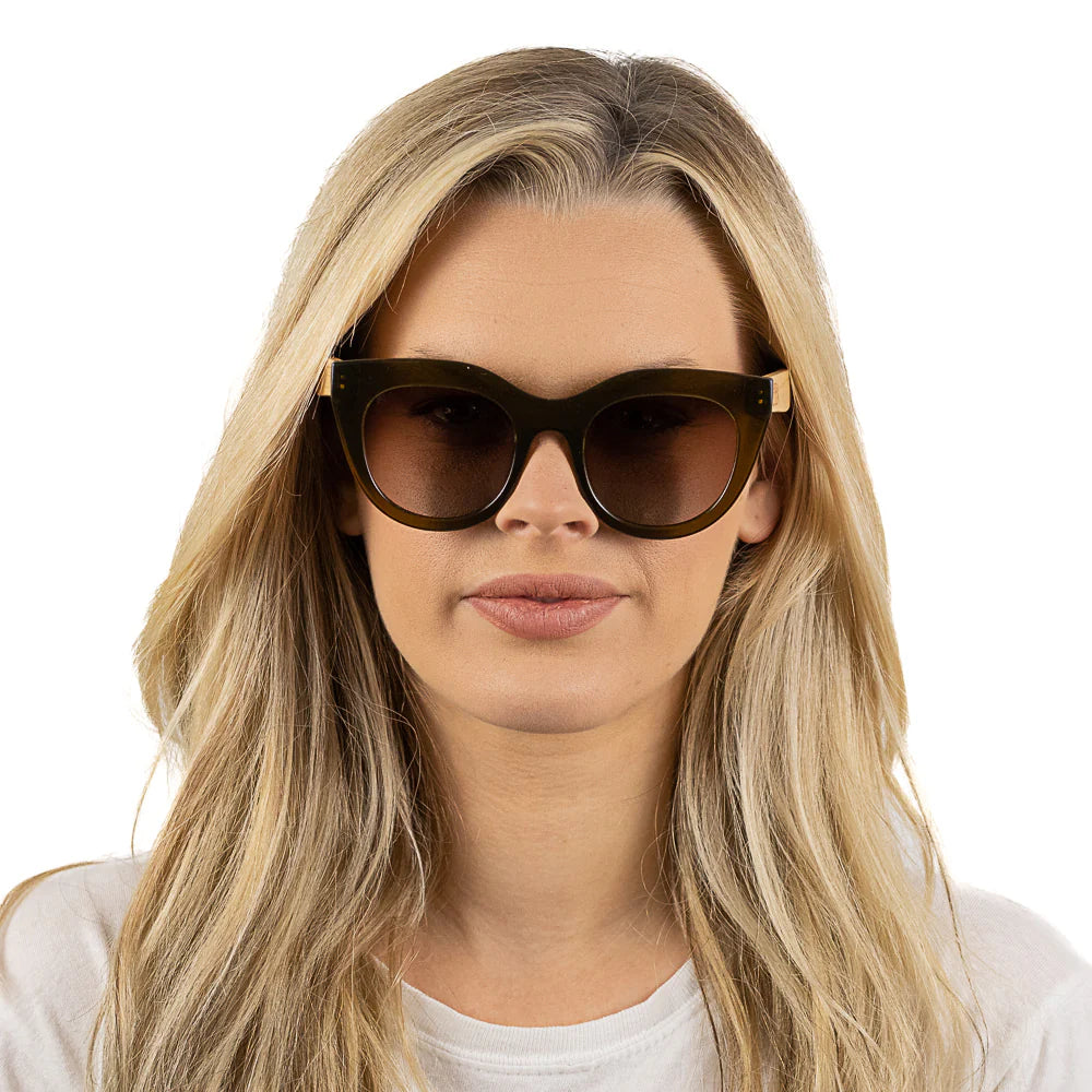 SOEK MILLA KHAKI SUNGLASSES