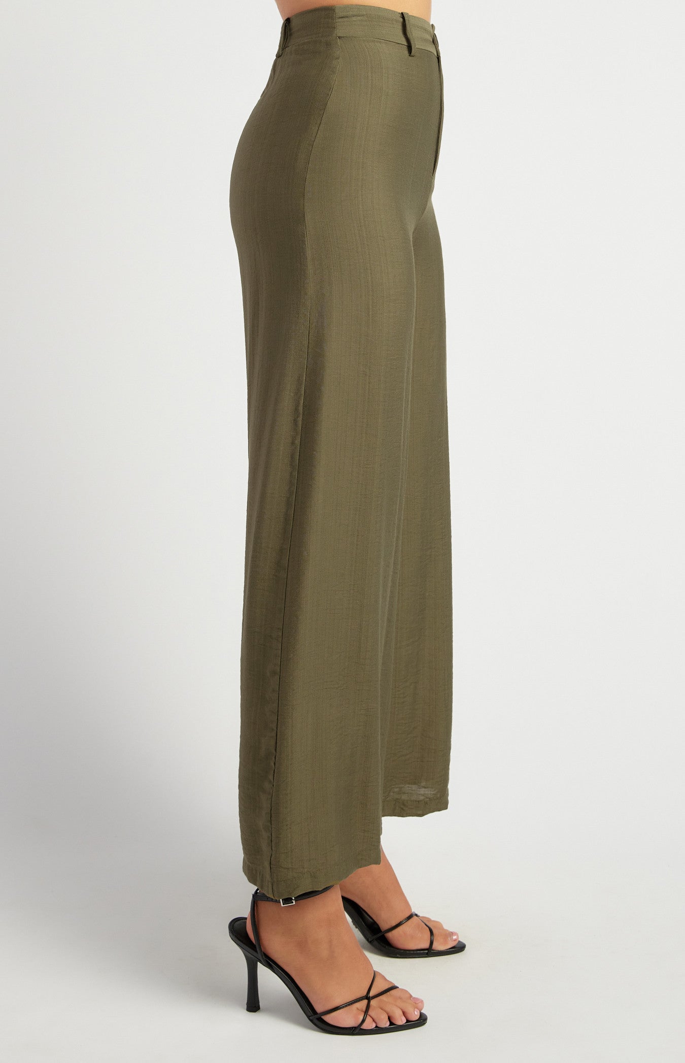 Textured Olive Pant