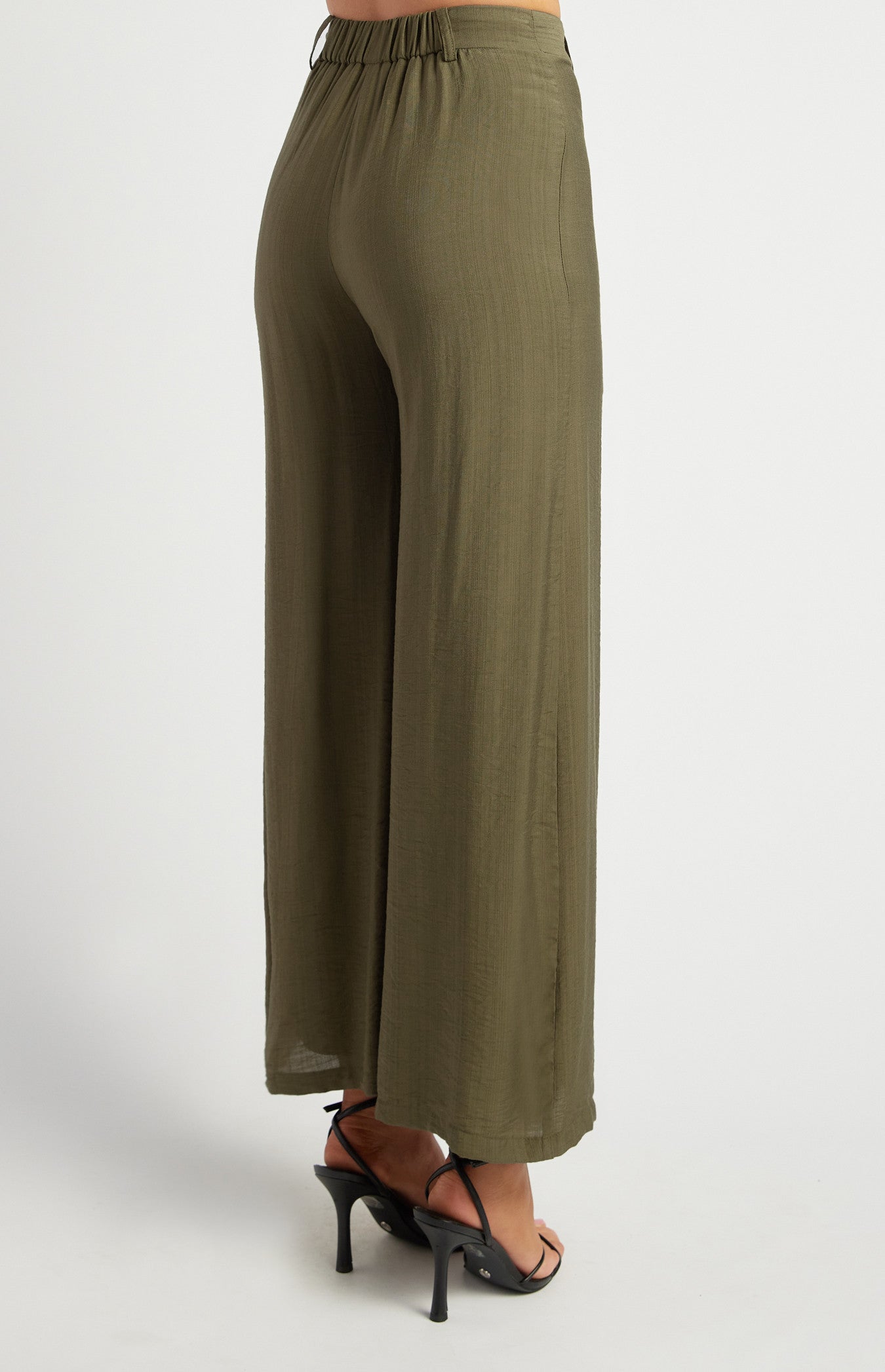 Textured Olive Pant