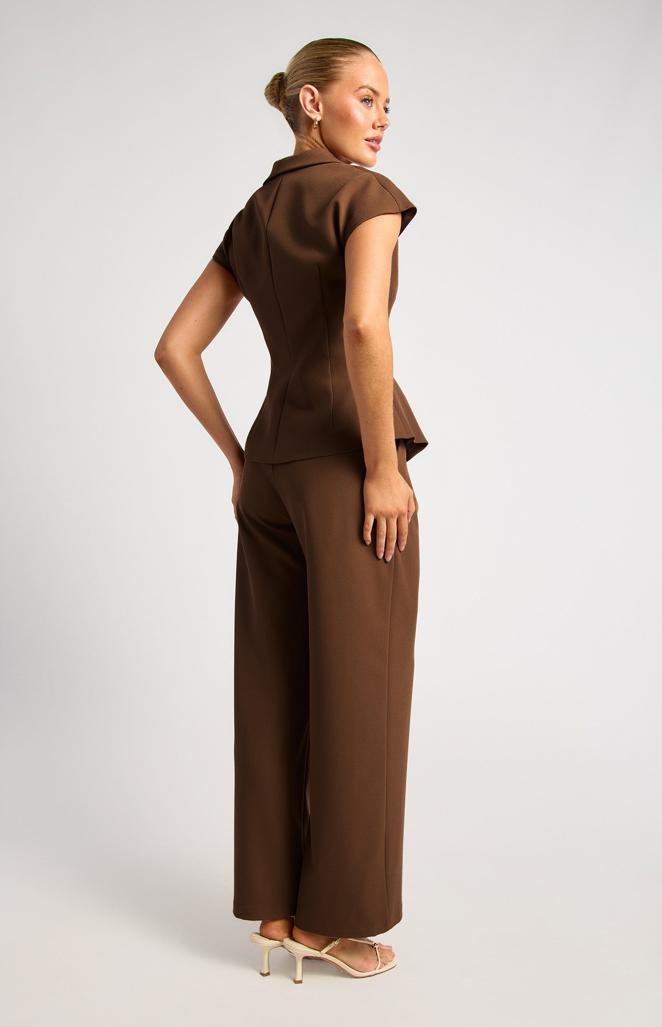 Bree Pleated Cinch Waist & Pant Set