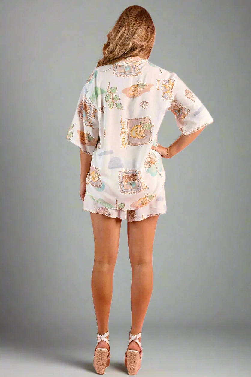 Yacht Shirt - Zesty Postcard