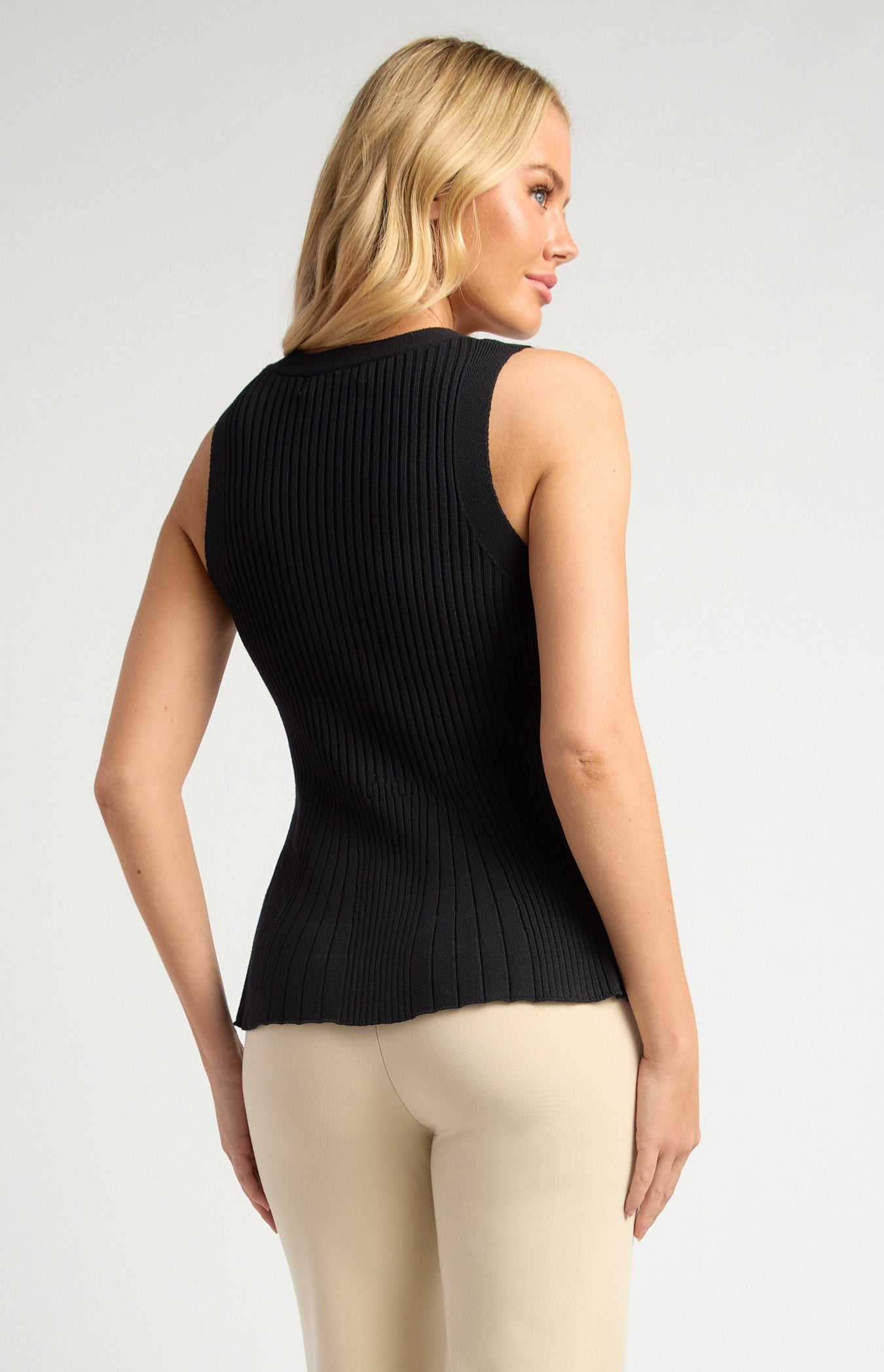 Sachi Knit Vest Black