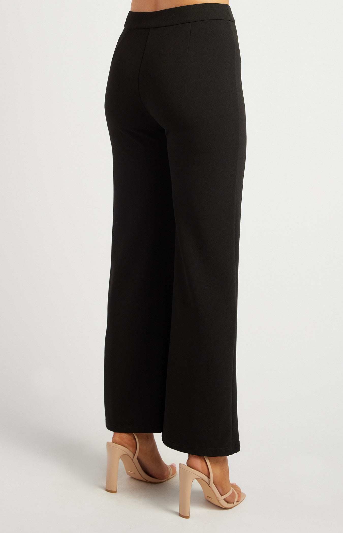 Winnie Stretch Jersey High Waisted Pant Black