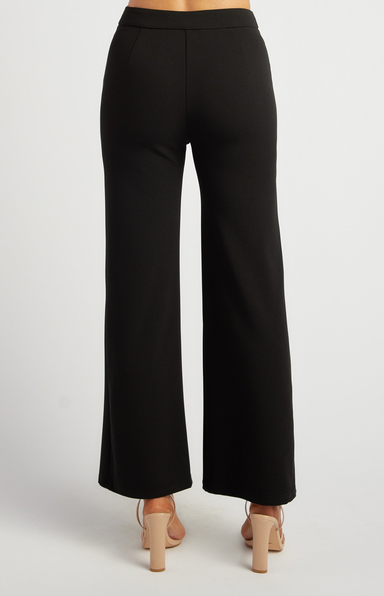 Winnie Stretch Jersey High Waisted Pant Black