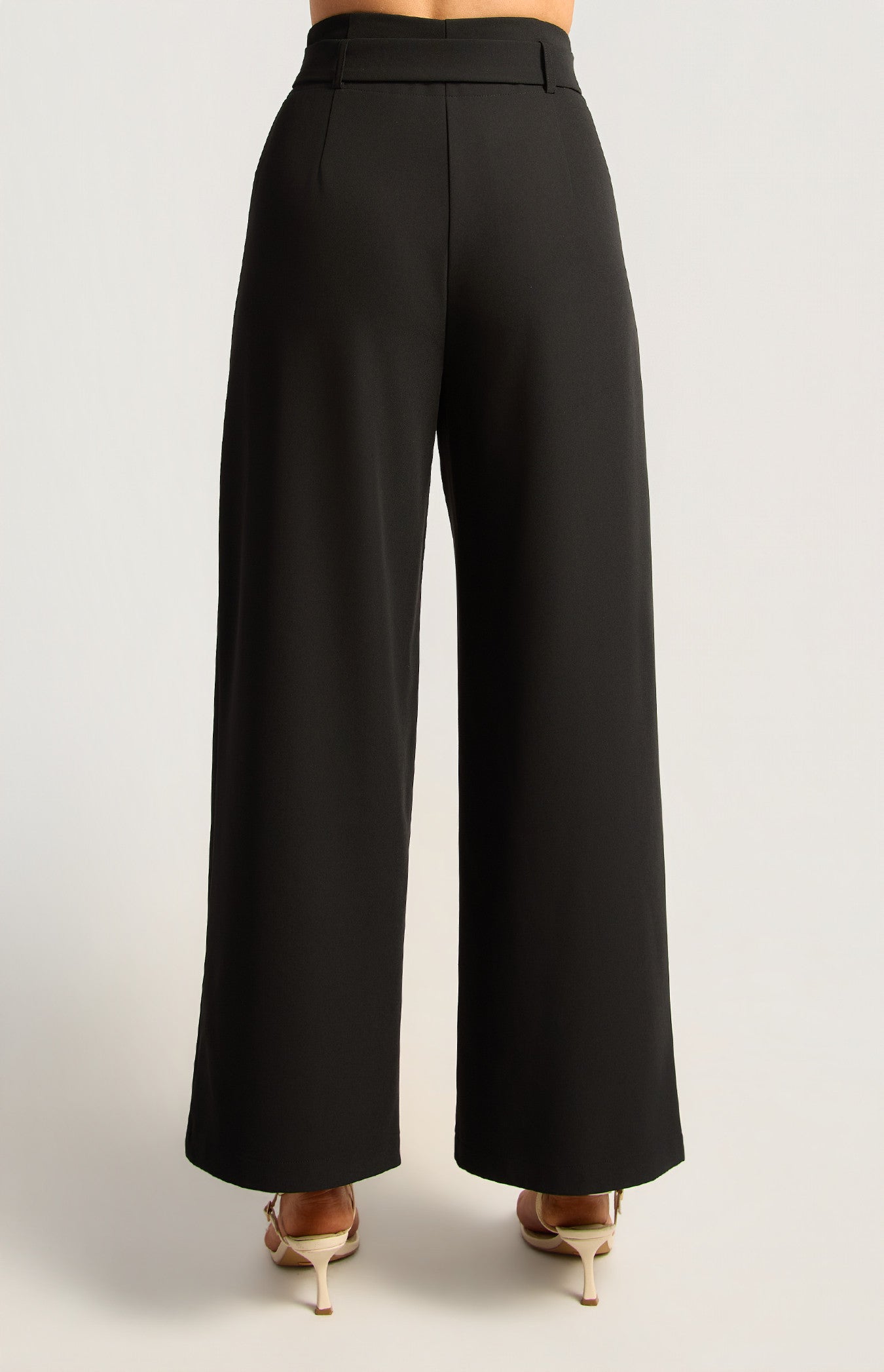 Pia Wide Leg Pants Black