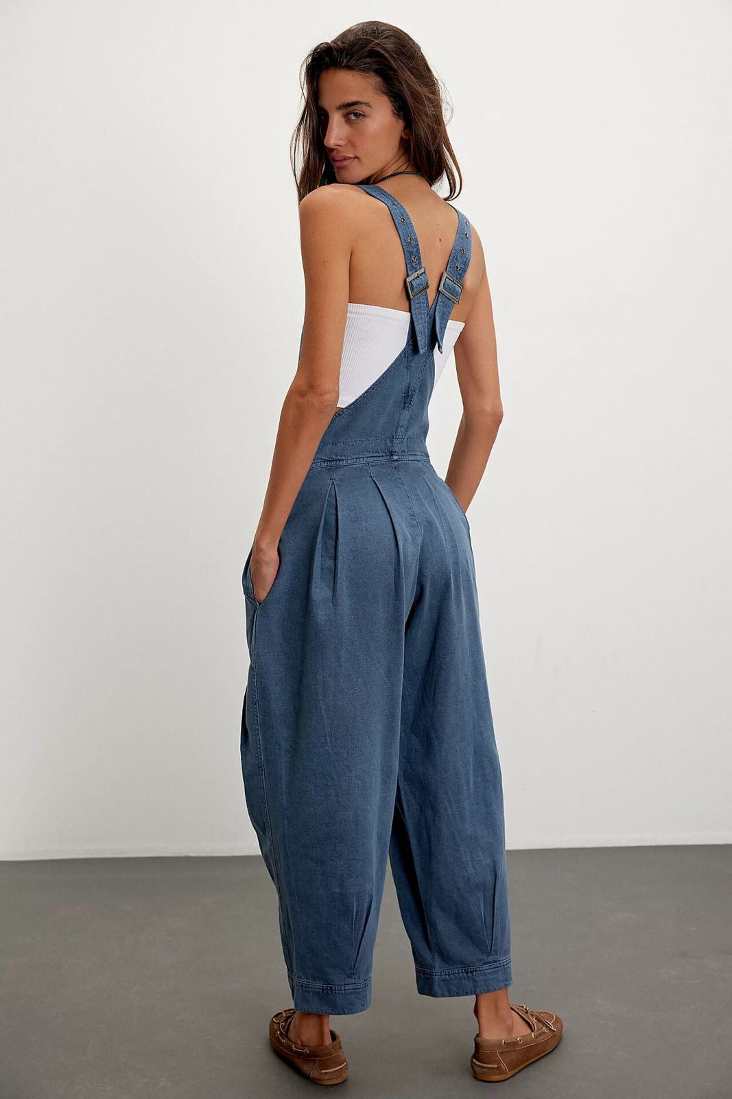 Zena Blue Denim Overalls