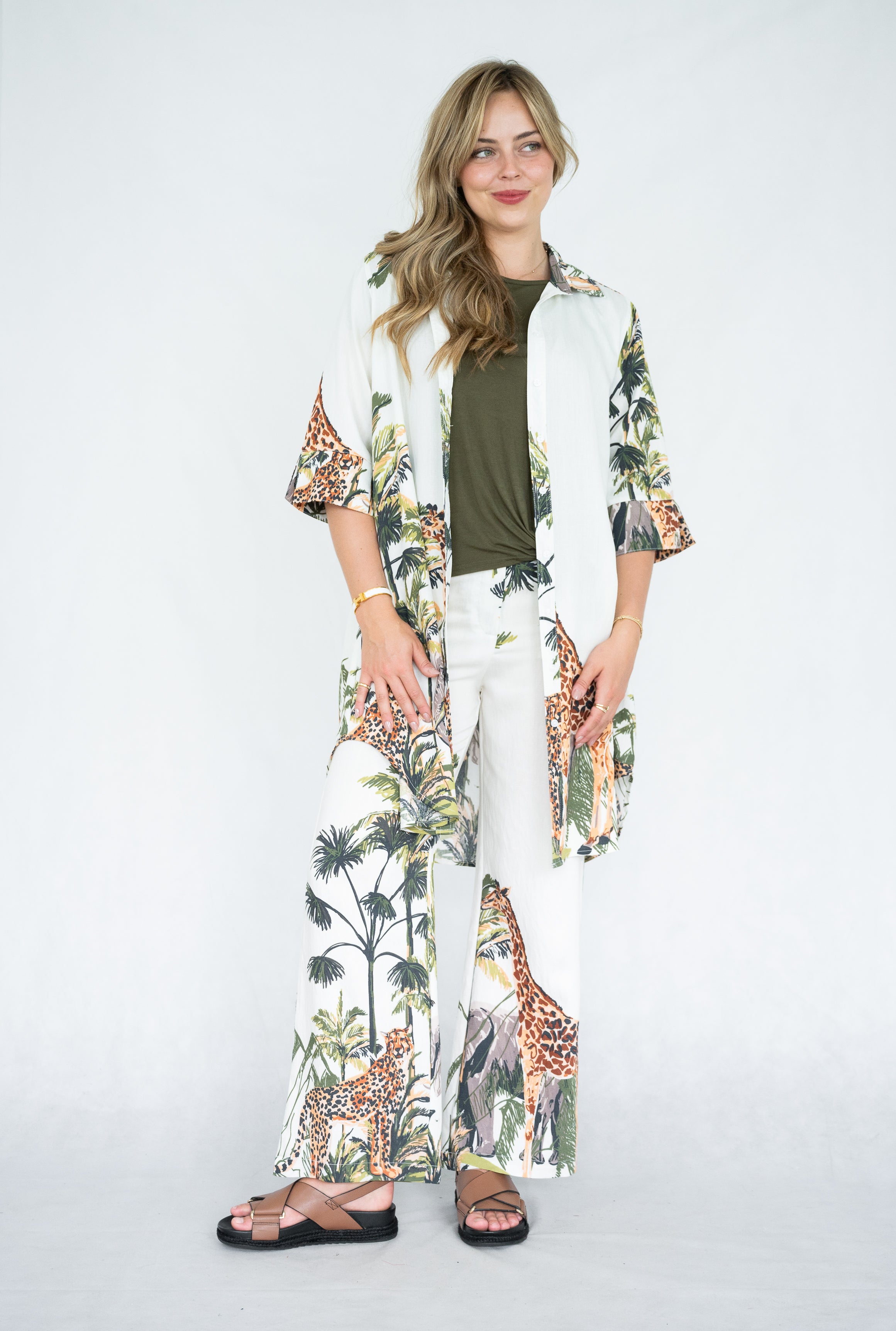 Jirafa Pant White