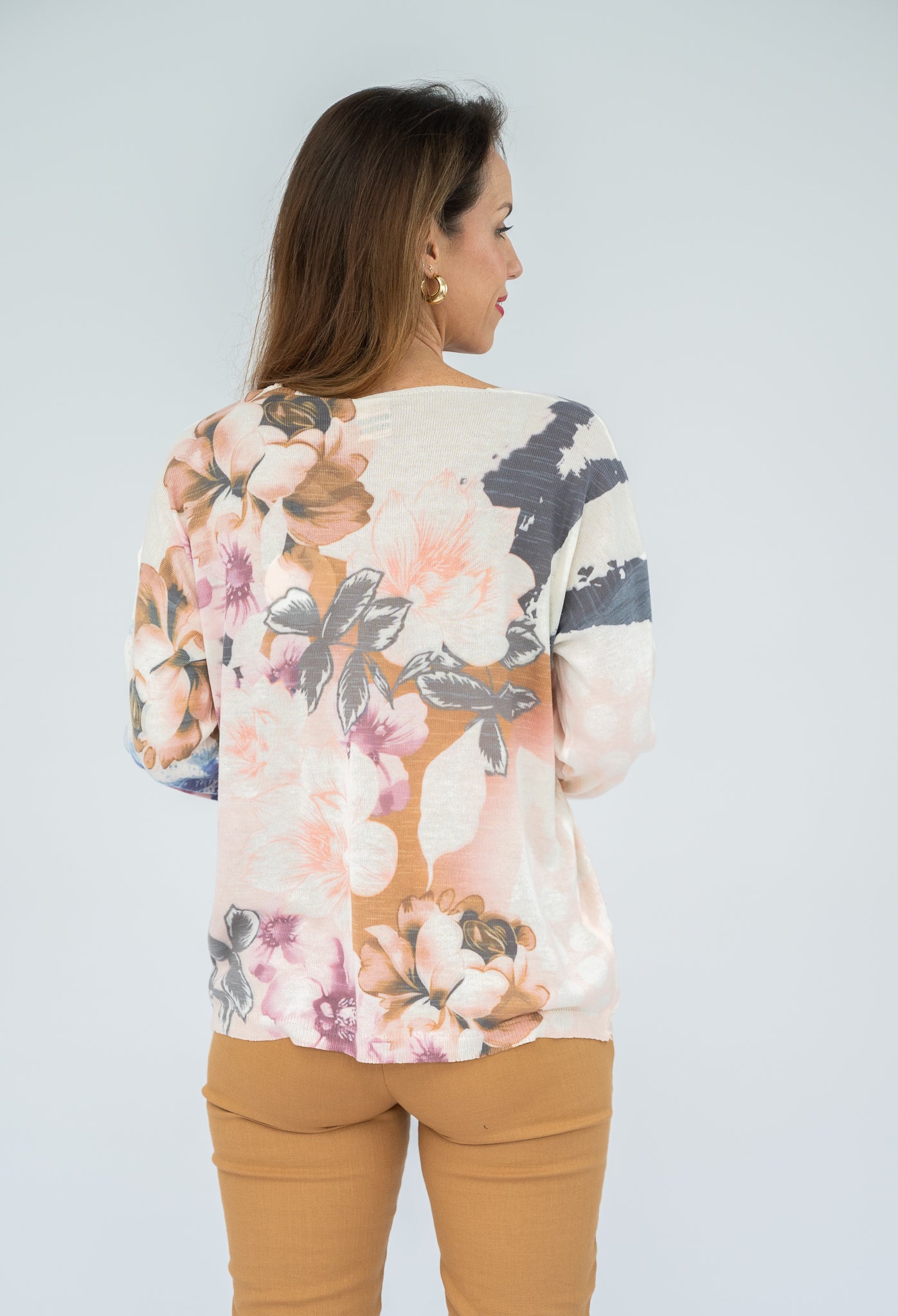 Elena Floral Knit Top