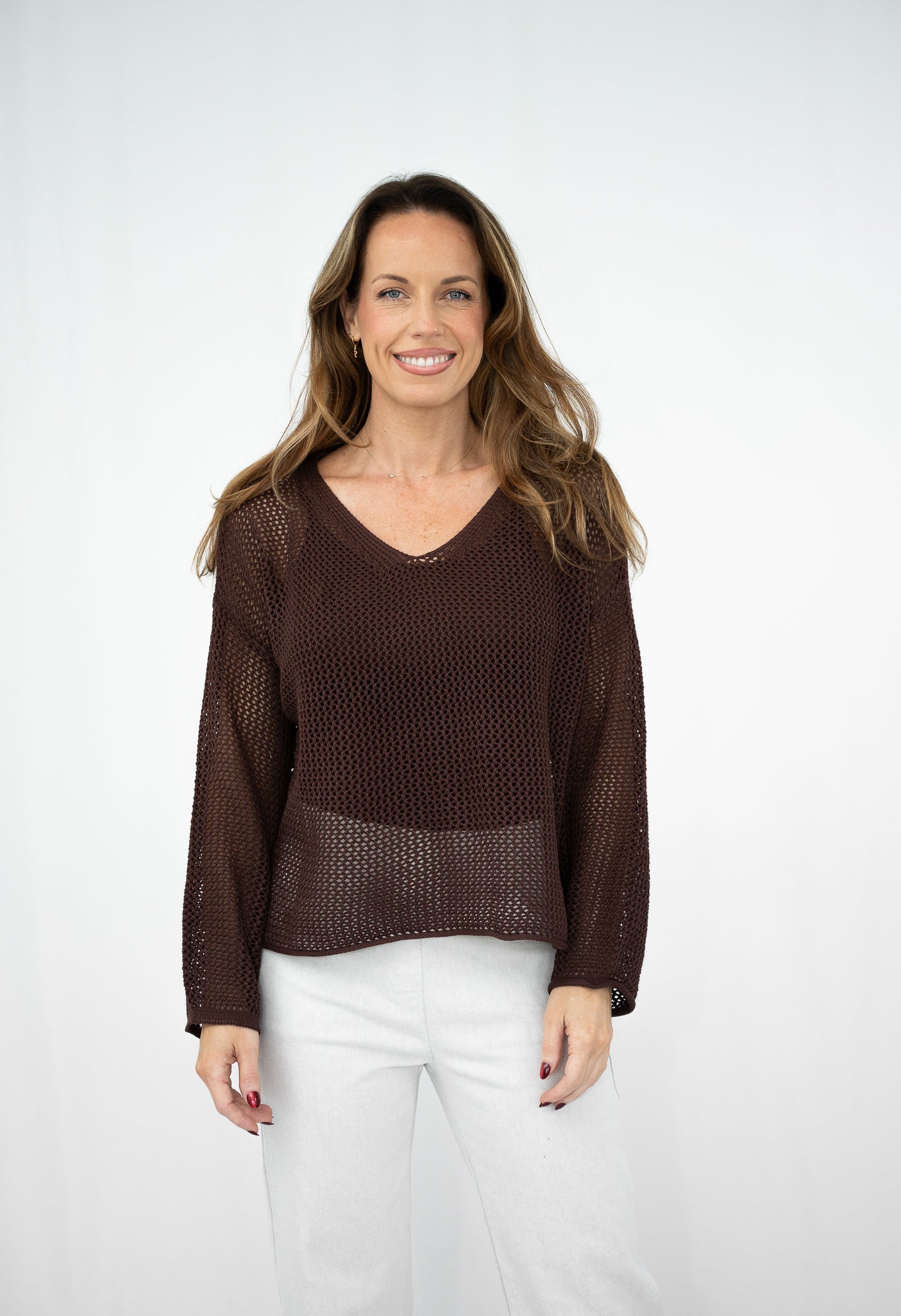 Valerie Open Knit Jumpers