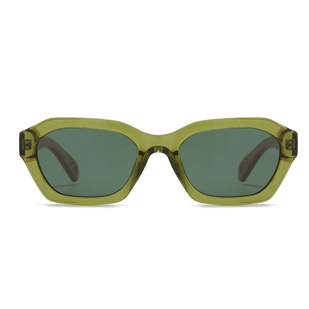 SOEK STRAY Moss l Sunglasses l Khaki Lens l White Maple Arms