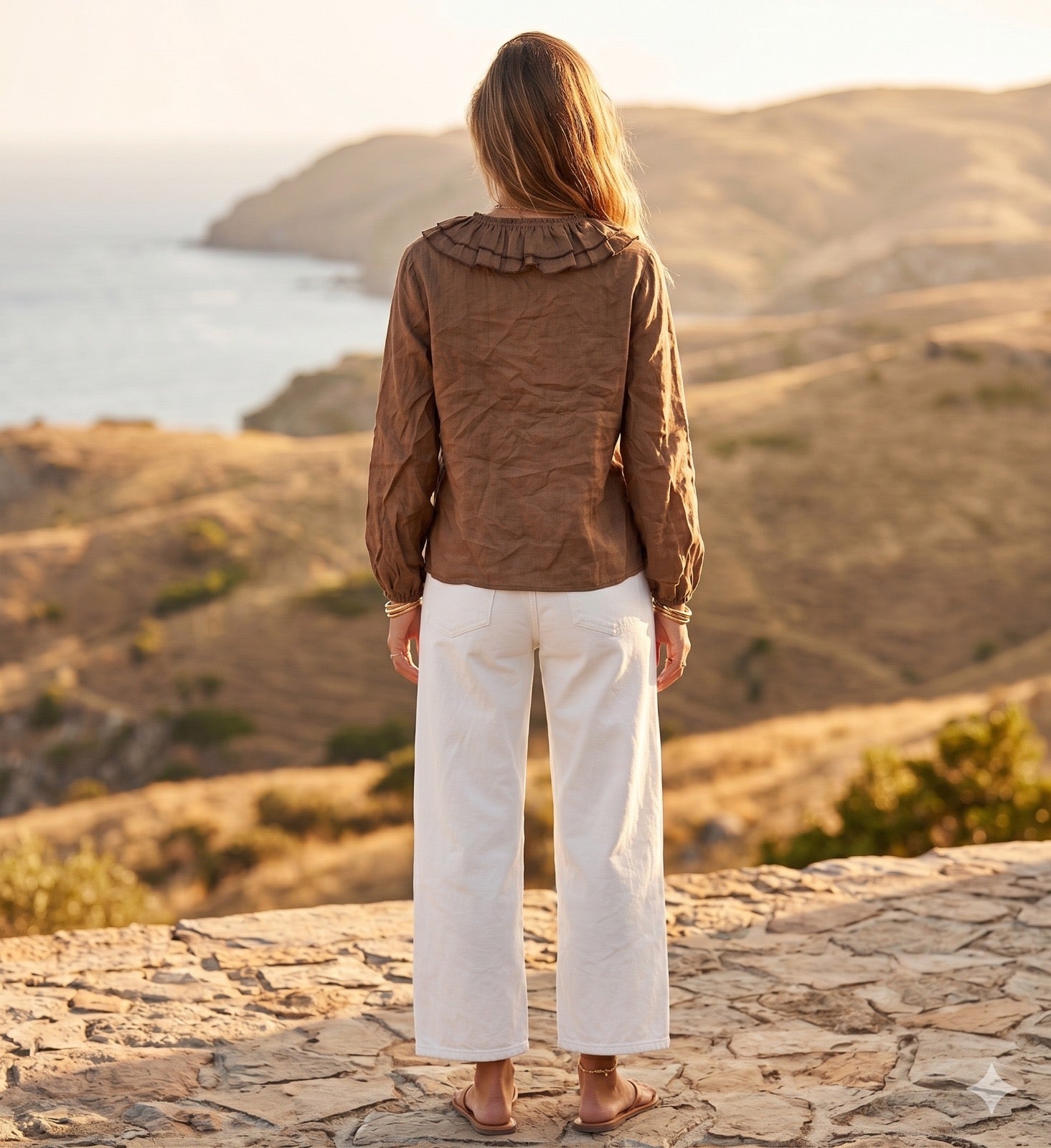 Sweet Escape Blouse Coffee