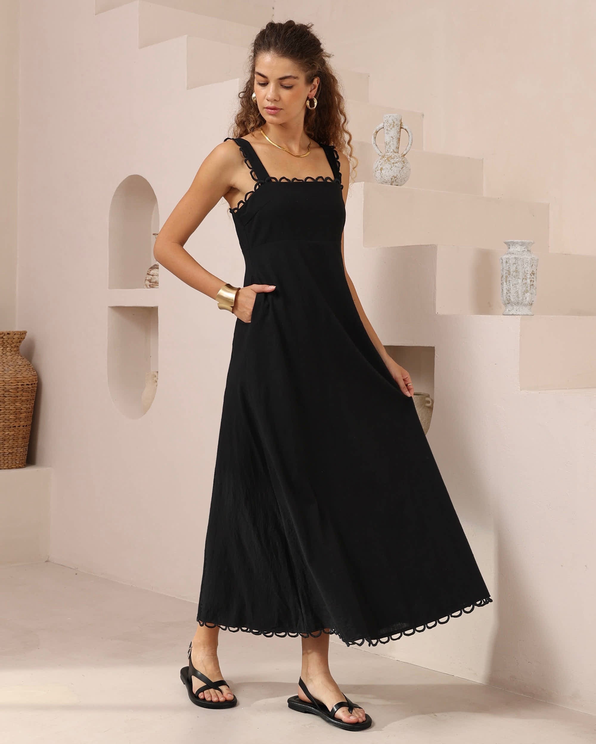 Sharri Maxi Dress Black