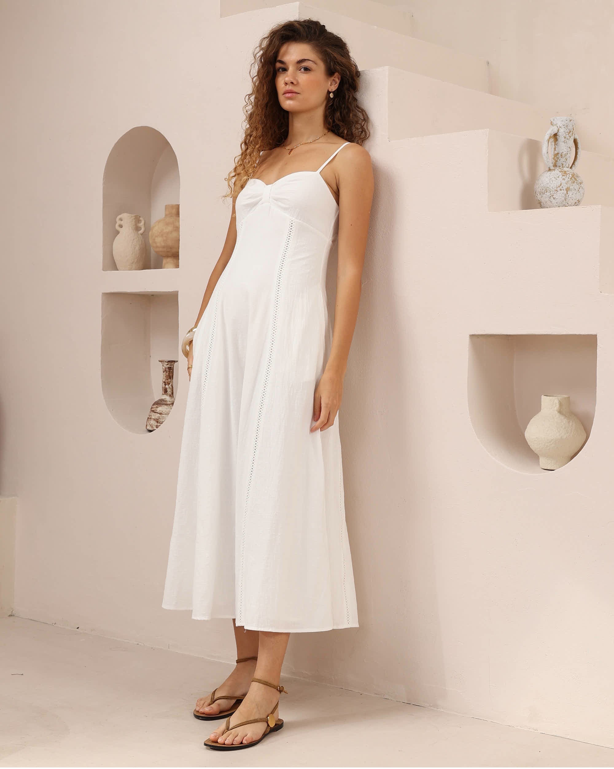 Virtue Maxi Dress White