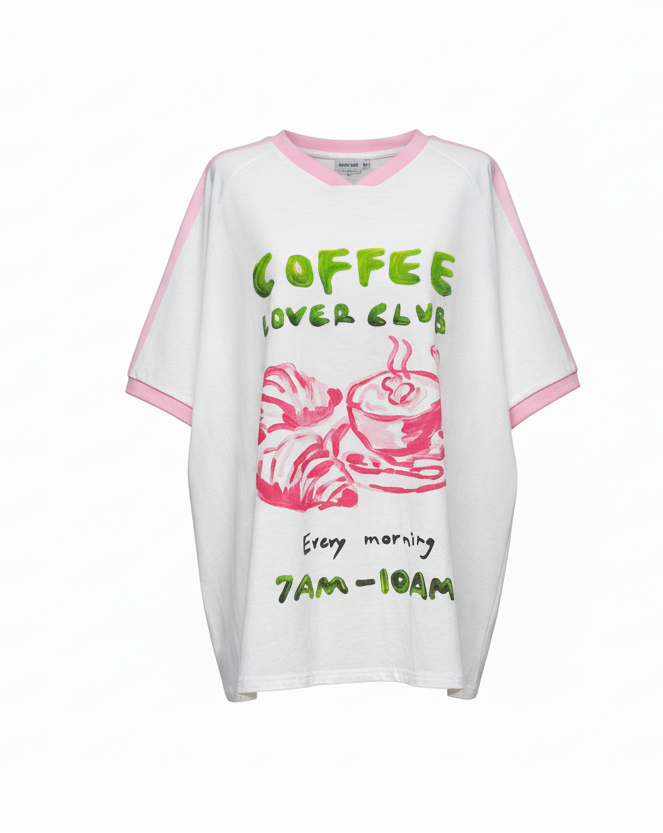 Coffee Lovers Tee White
