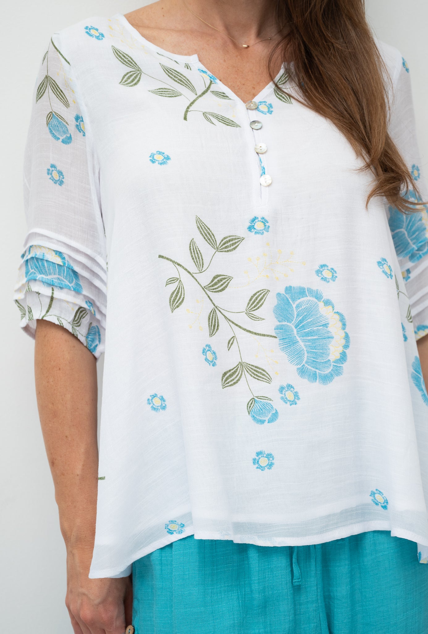 Brighton Top Teal
