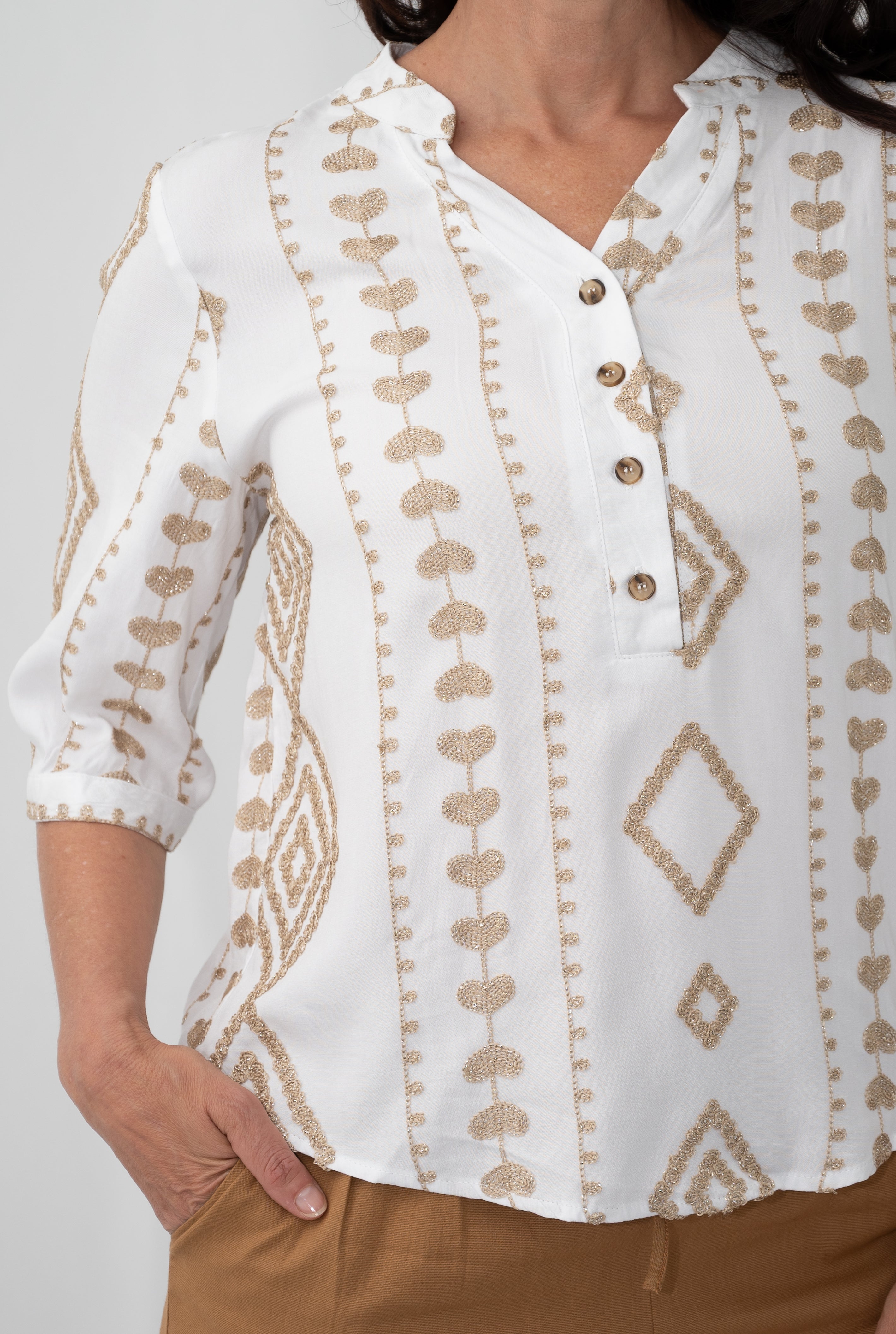 Janna Blouse White