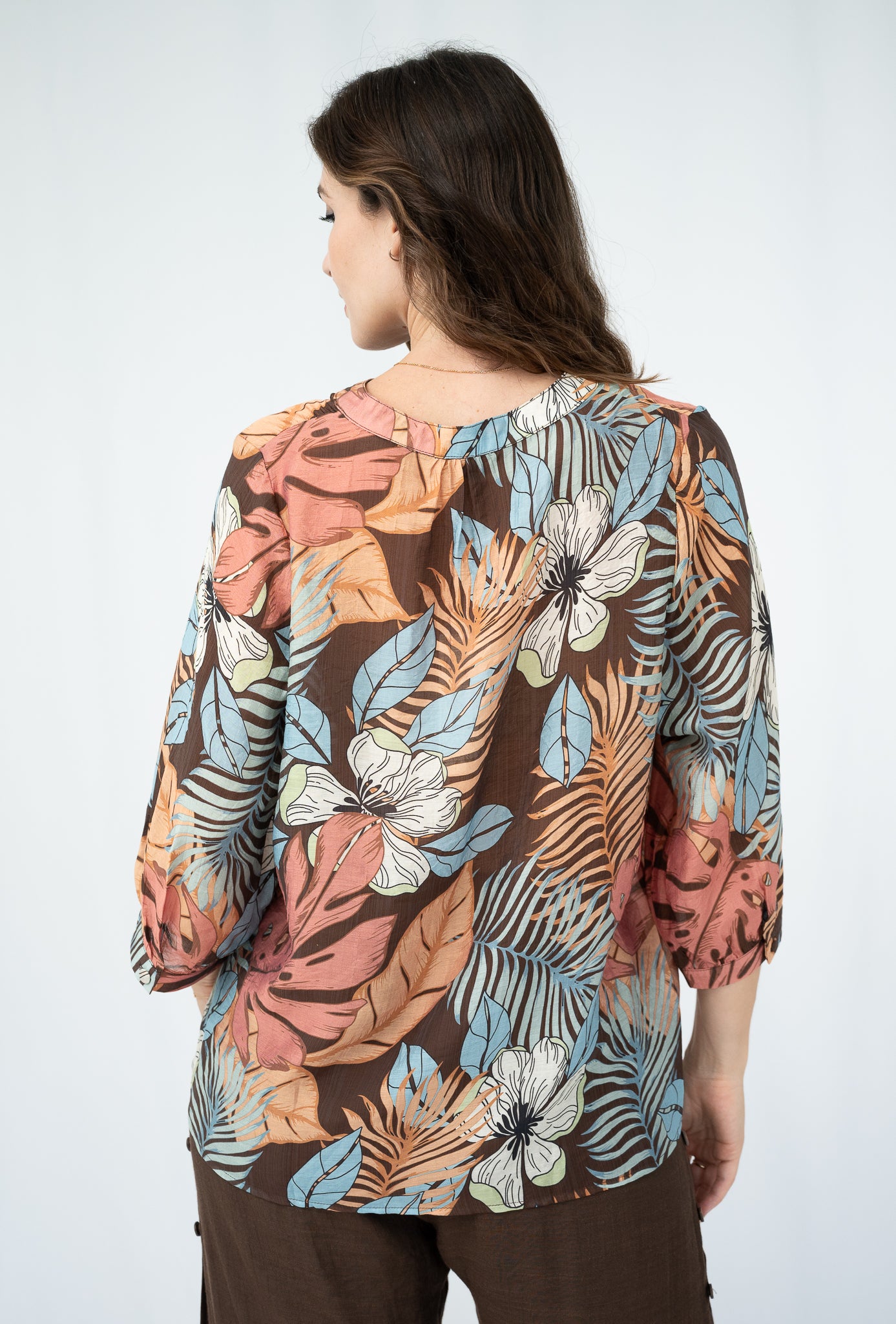 Autumn Fern Print Shirt