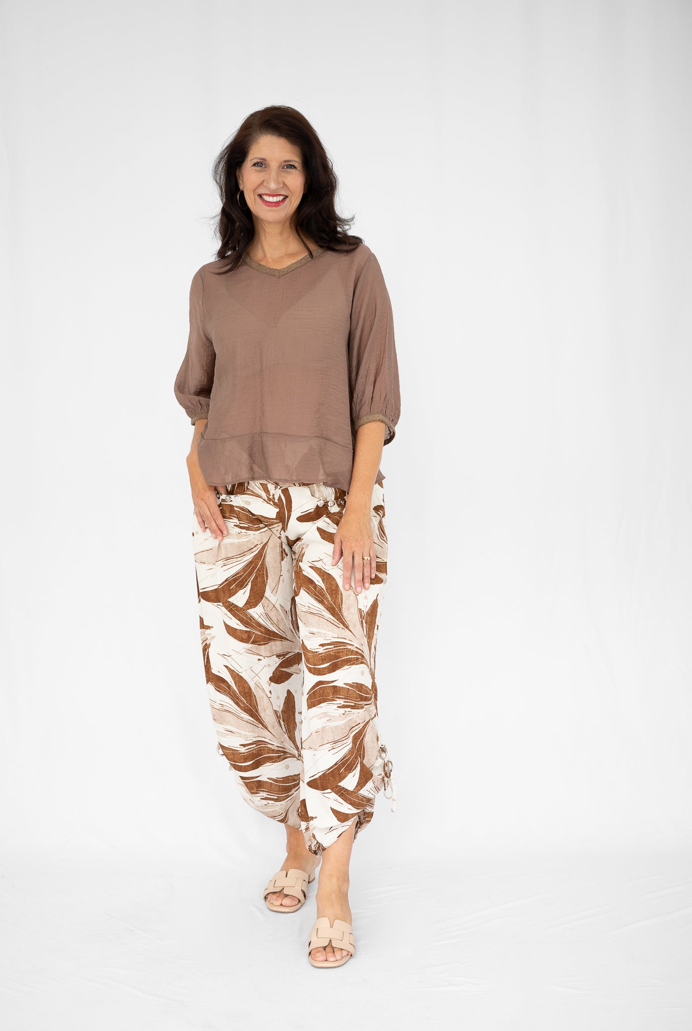 Aspen Leaves Pant Chocolate