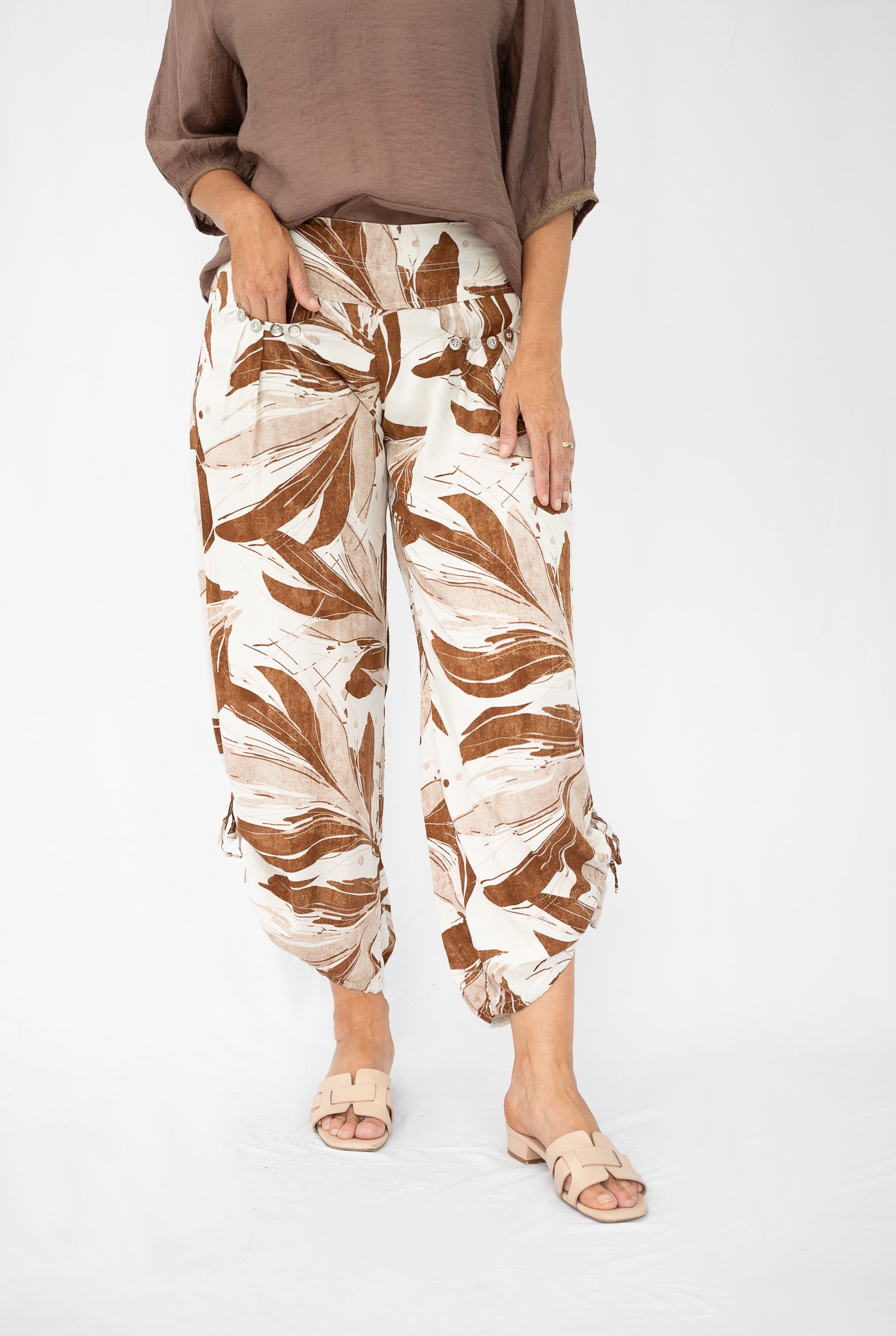 Aspen Leaves Pant Chocolate