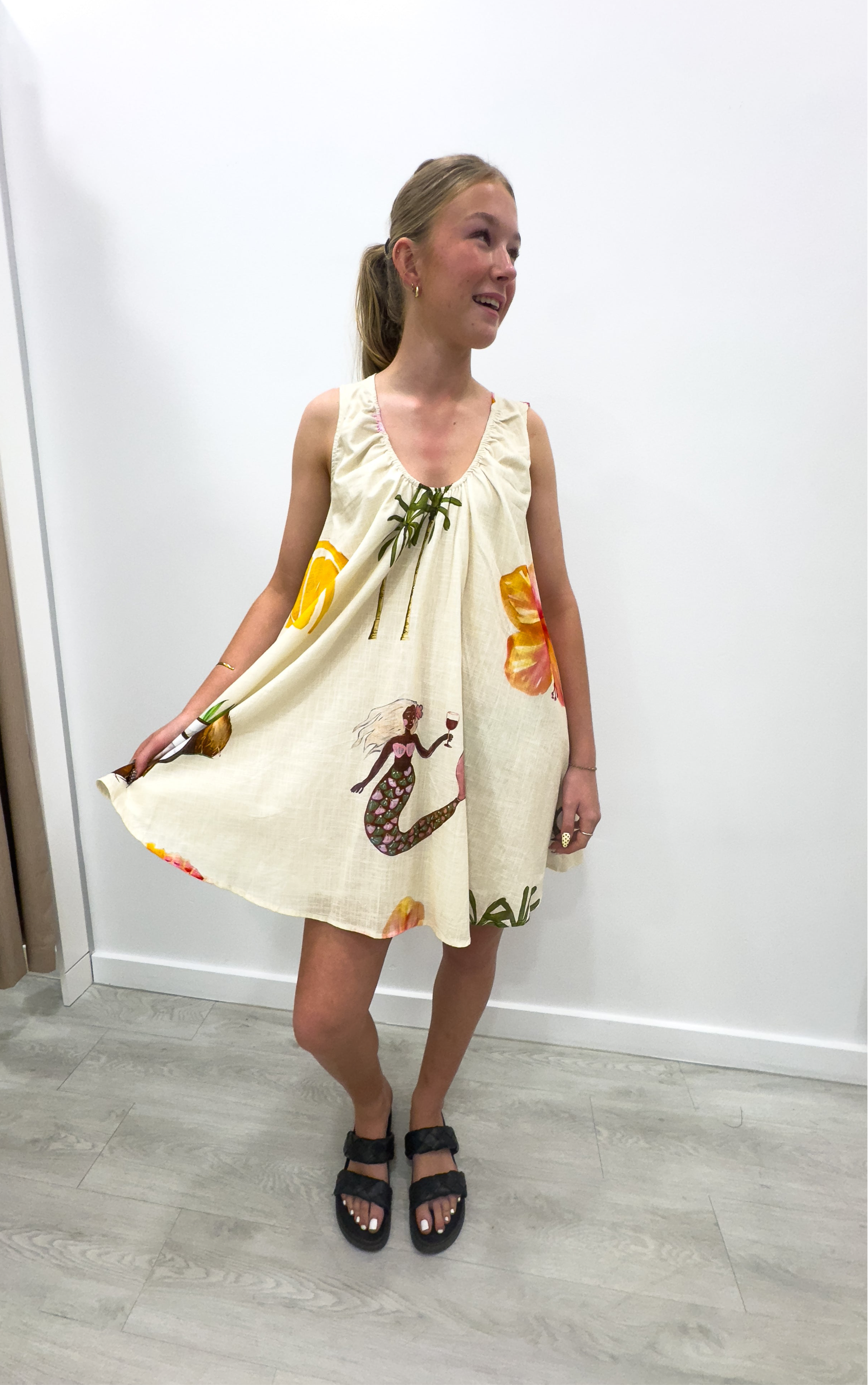 Mermaid Island Mini Dress