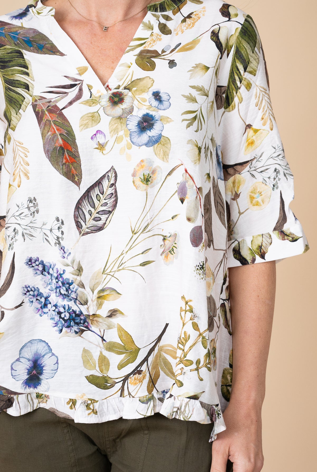 Fauna Print Top