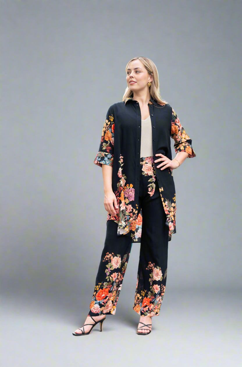 Flower Border Pant