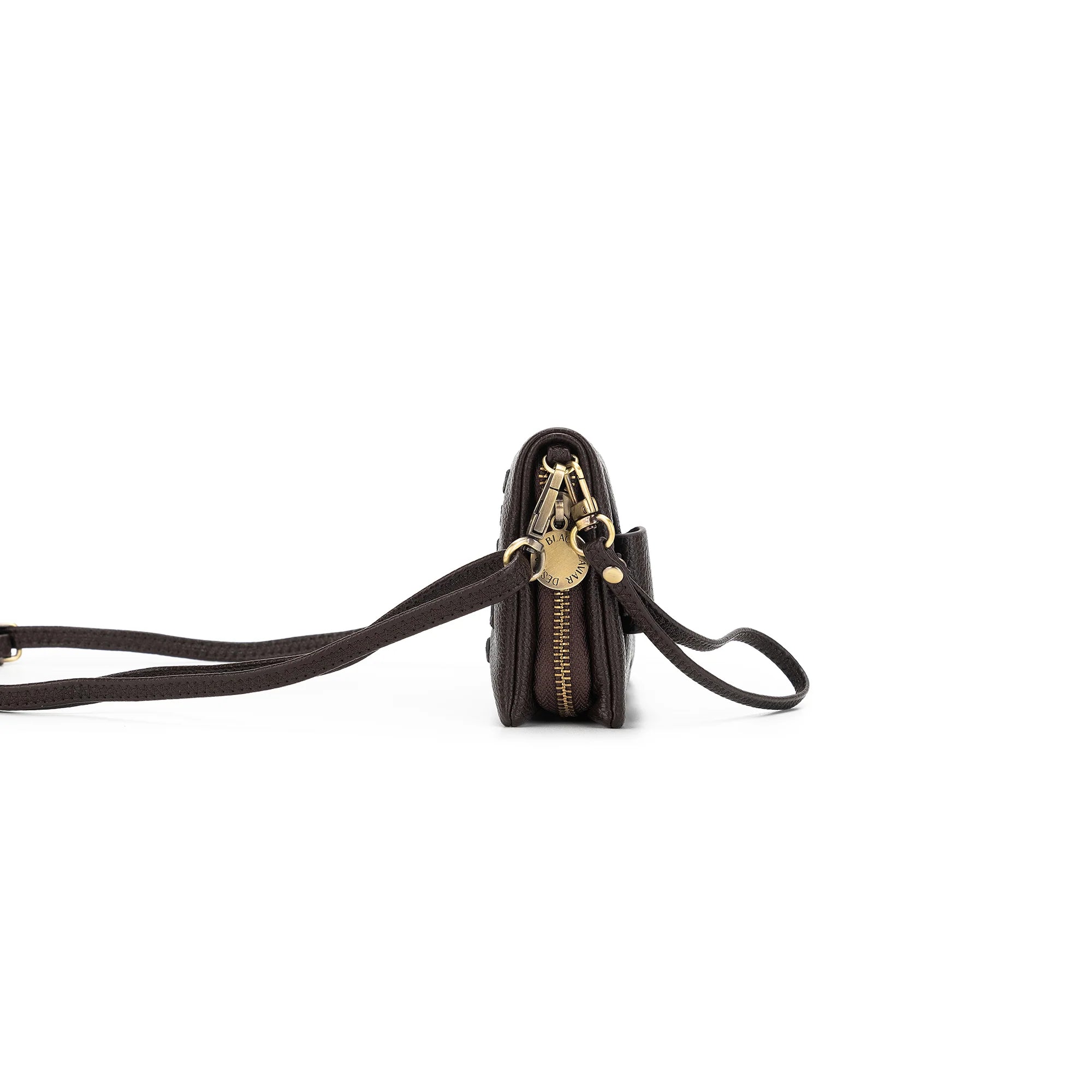 Sky Dark Taupe Crossbody Phone Wallet