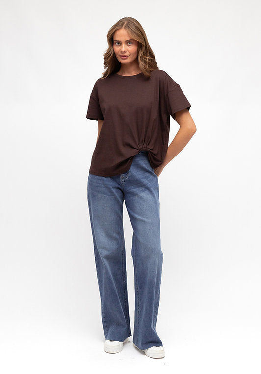 Easy Tuck Tee Chocolate