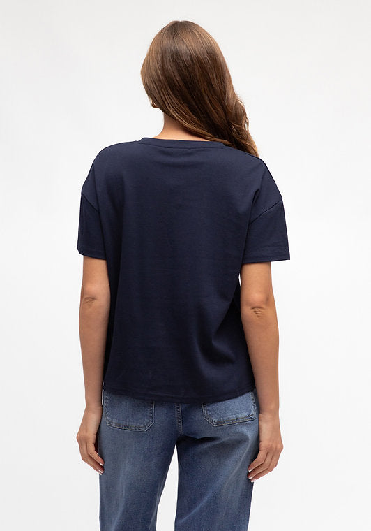 Easy Tuck Tee Navy
