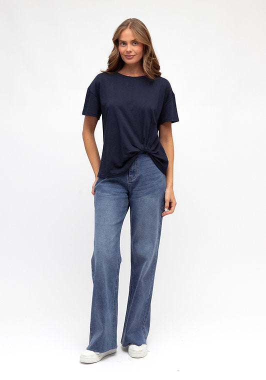 Easy Tuck Tee Navy