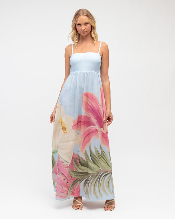 Island Floral Maxi Dress
