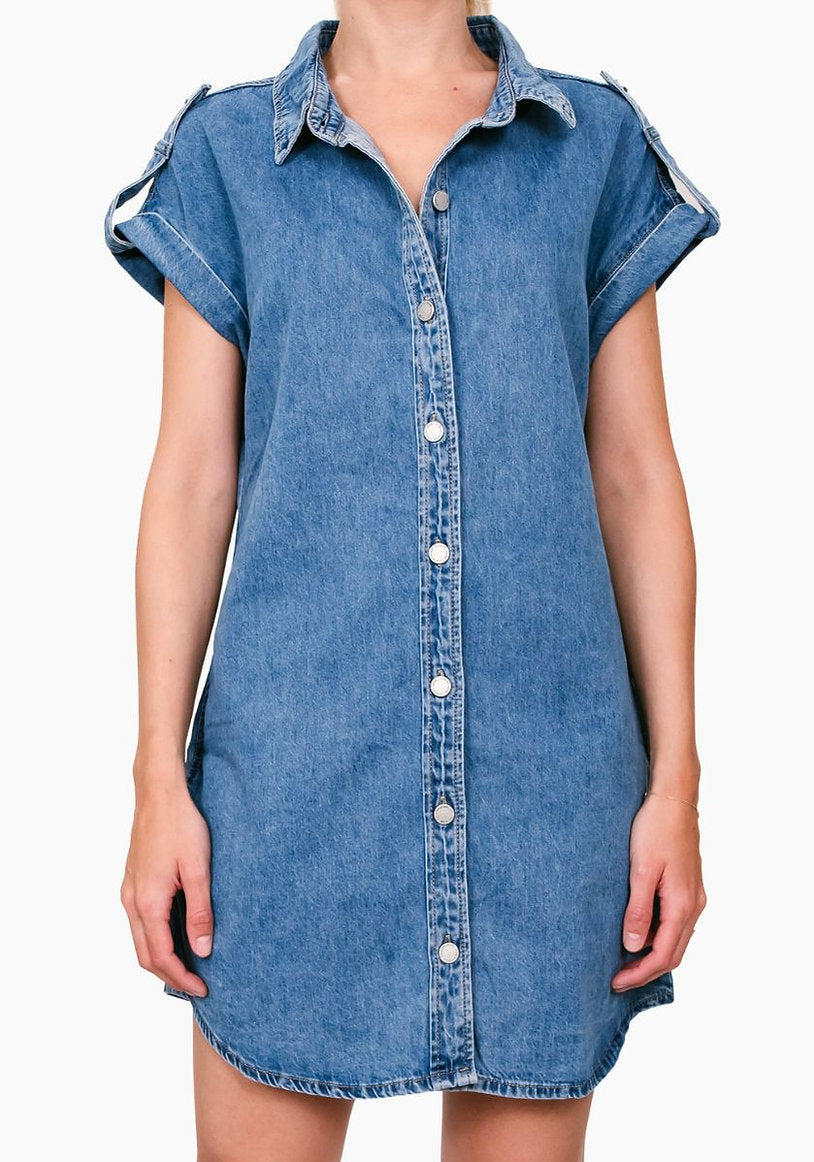 Tori Denim Shirt Dress
